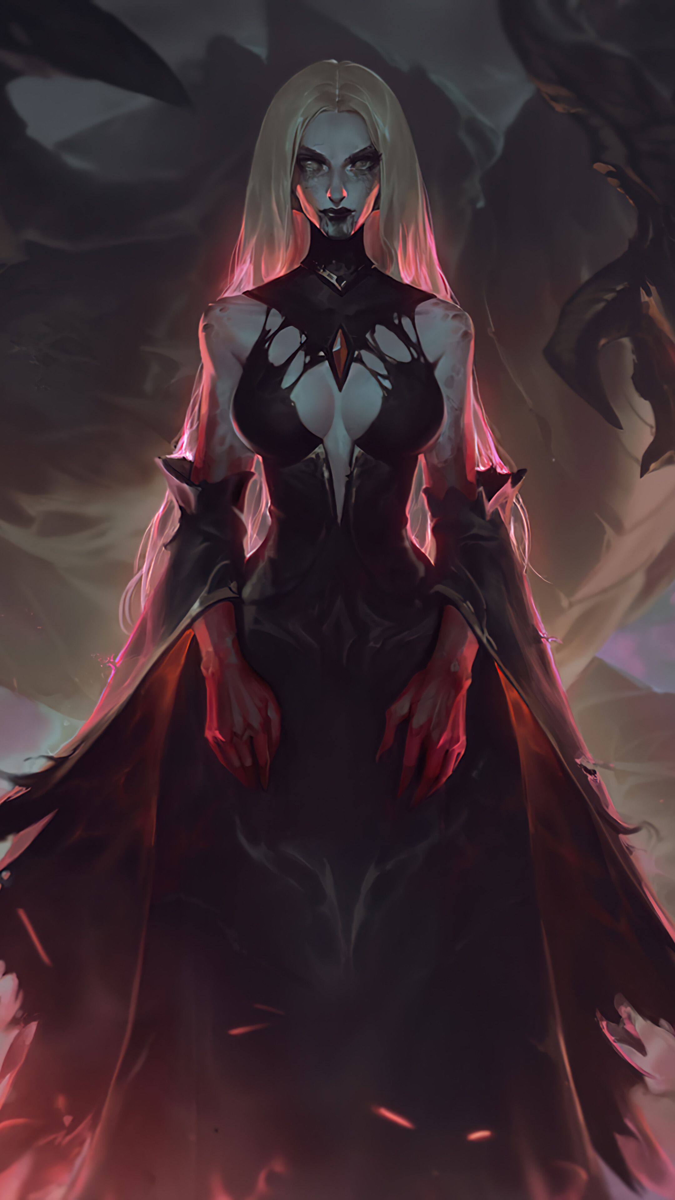 2160x3840 Fantasy Girl Dragon Art Wallpaper iPhone Phone 4K f