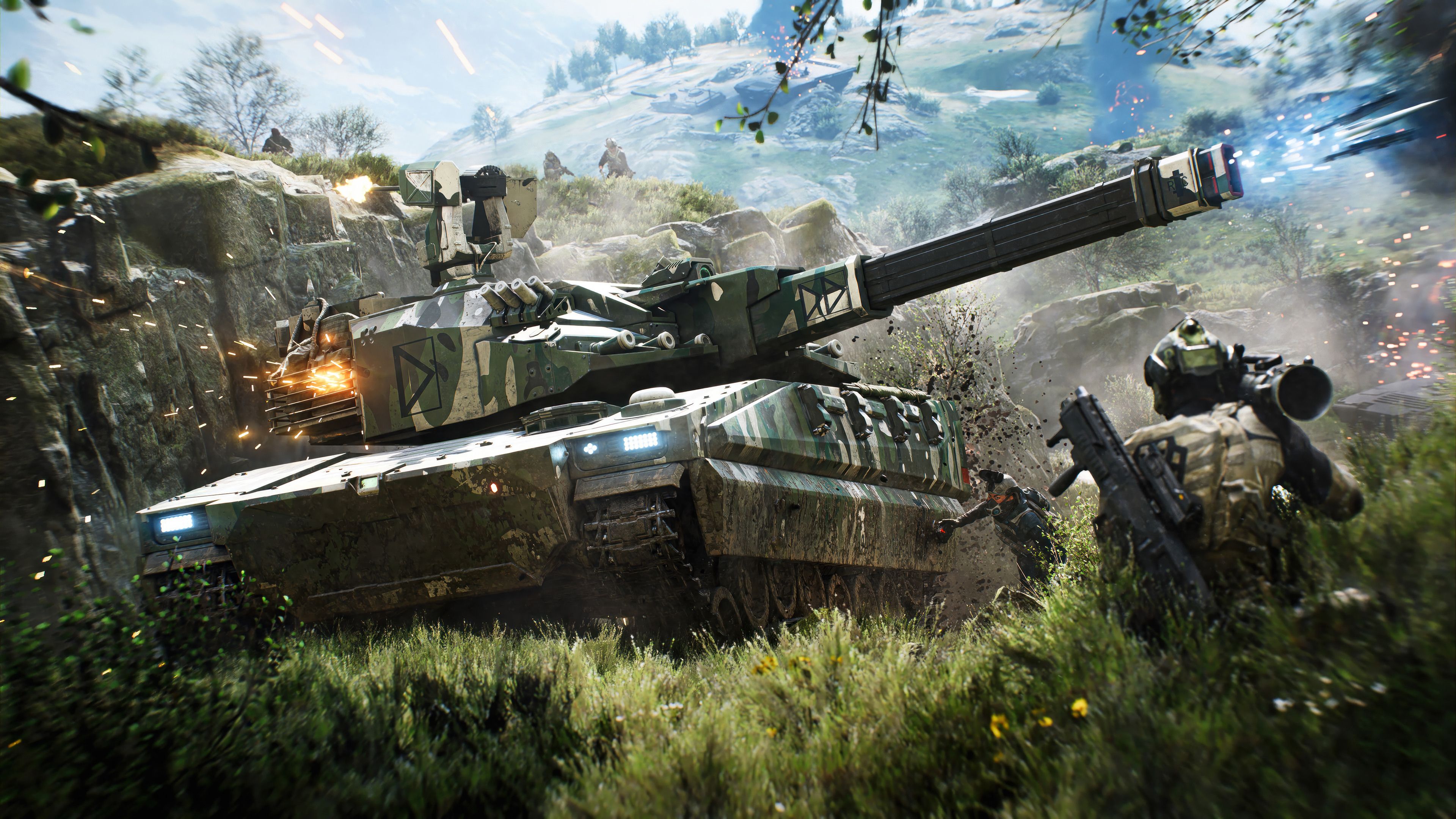3840x2160 Battlefield 2042 Tank Game Wallpaper 4K HD PC m