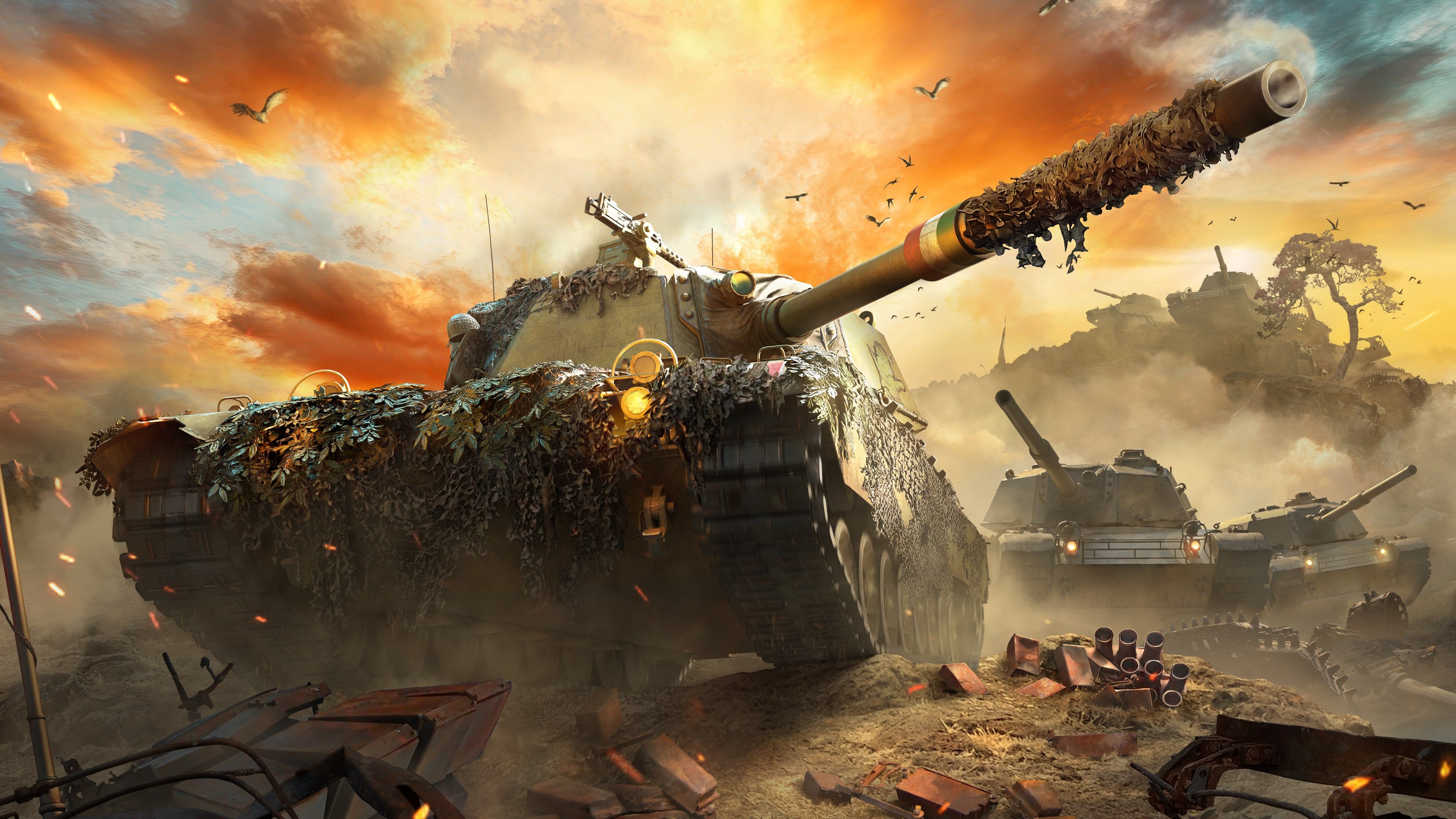 3840x2160 World of Tanks Modern Armor Wallpaper 4K, PlayStation 5