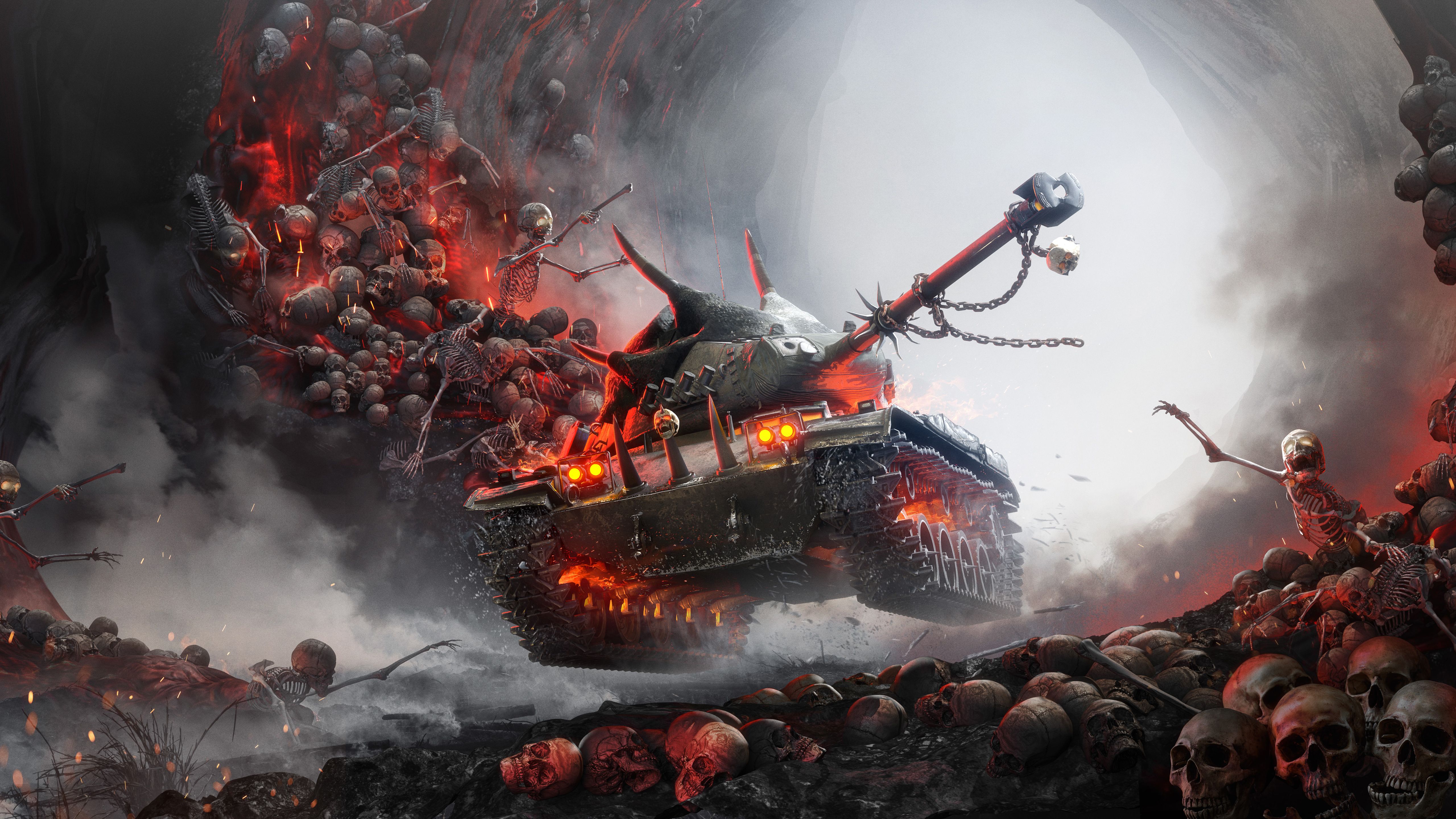5120x2880 World of Tanks 5K Wallpaper