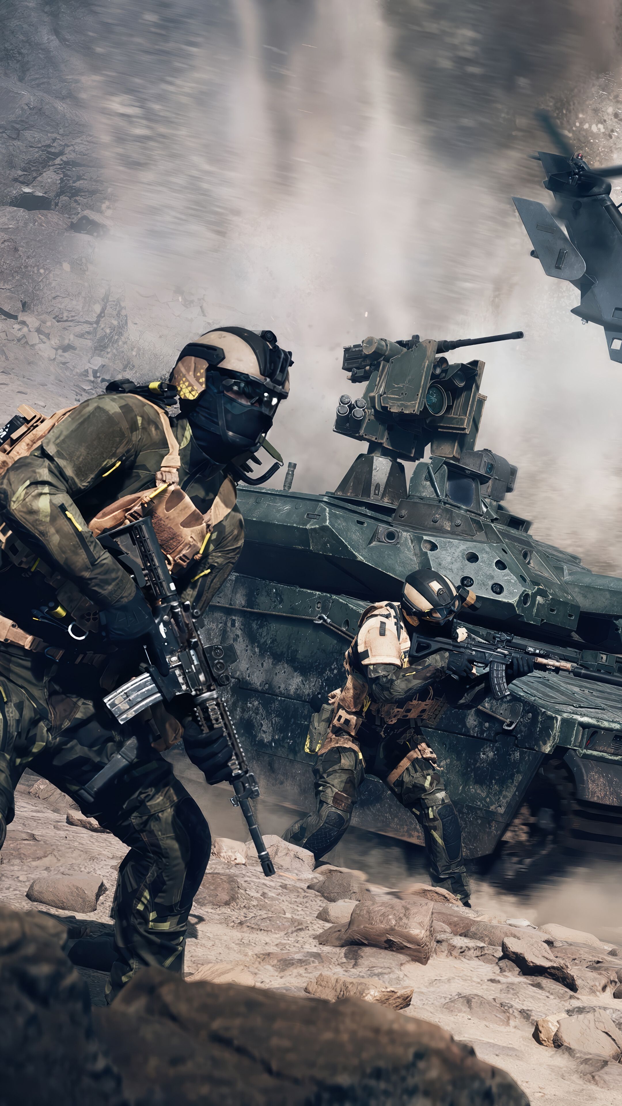 2160x3840 Battlefield 6 Soldier Tank Helicopter 4K Wallpaper iPhone HD Phone