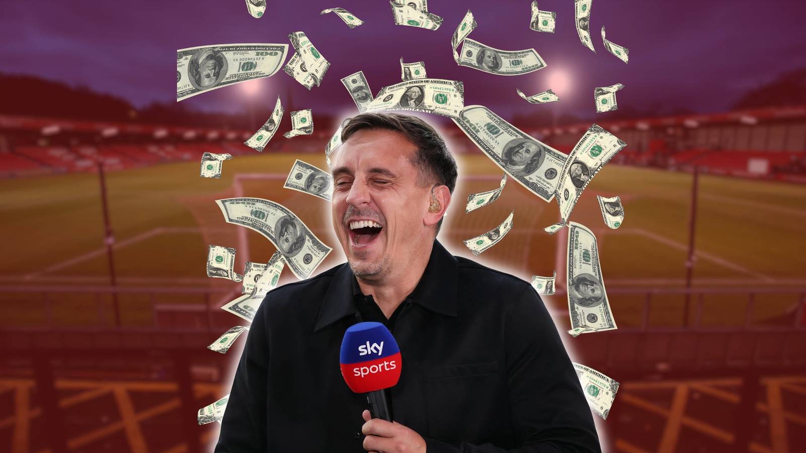 1600x900 How much Gary Neville gets paid at Sky Sports amid Salford City role