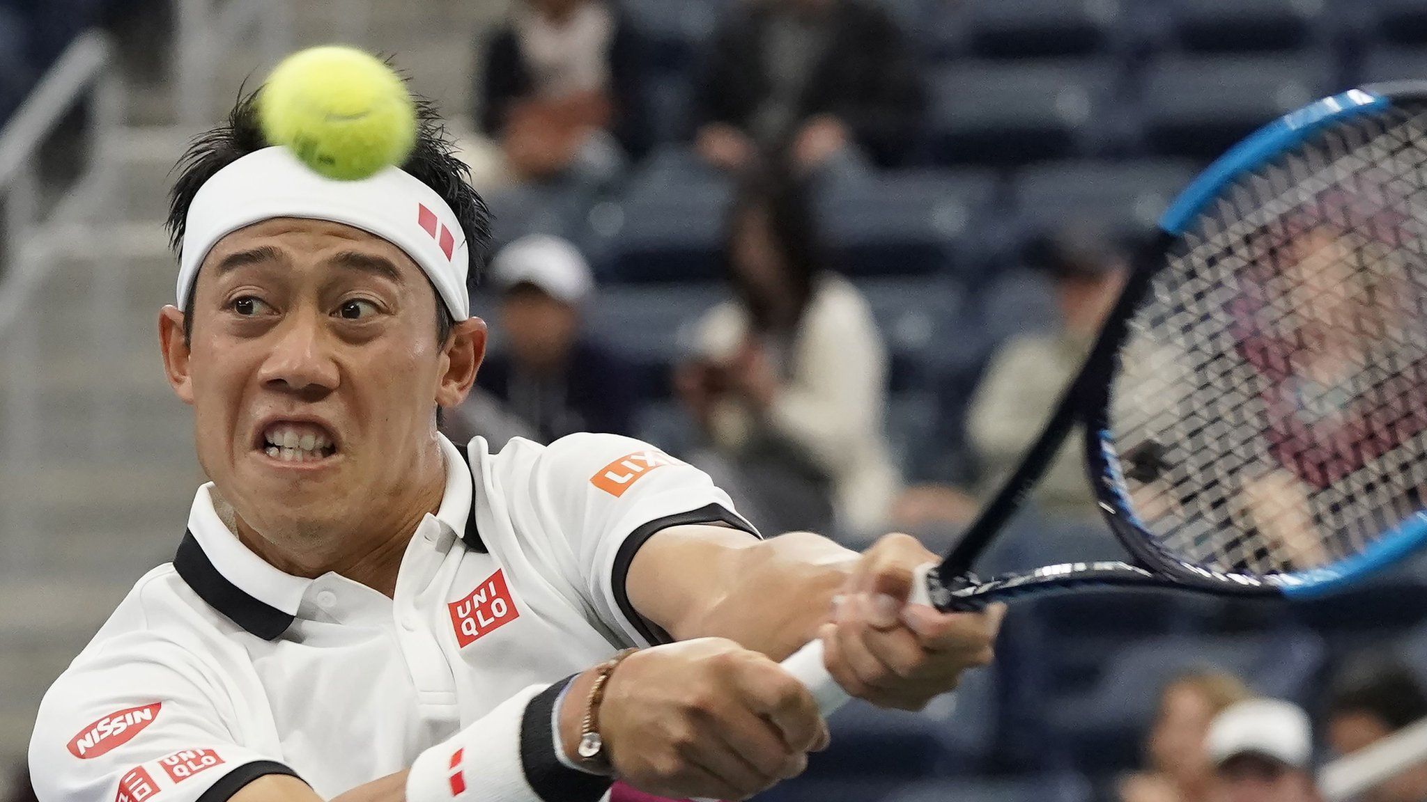 2048x1152 US Open 2019: Kei Nishikori battles past Bradley Klahn in second round