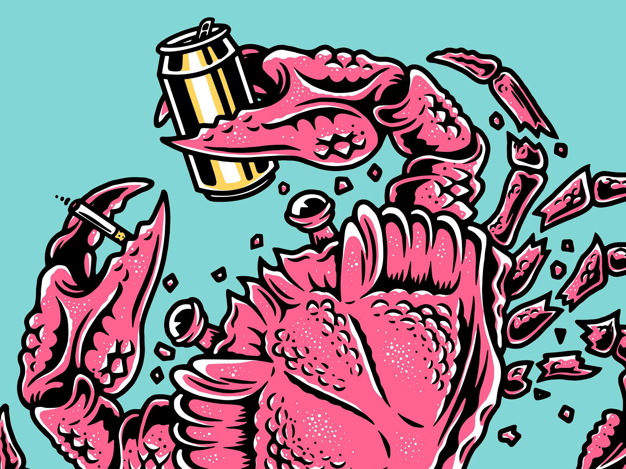 2048x1536 The Mad Hueys & Design by Philip Ramskill on Dribbble