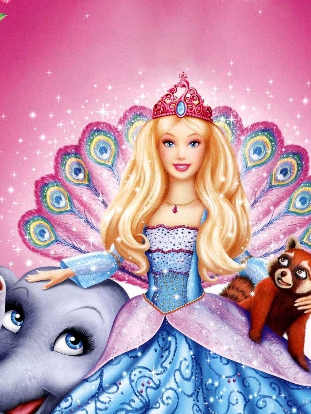 1080x1440 Barbie Princess Adventure Barbie Cartoon Pogo Barbie Unicorn Toy, 65th Anniversary Doll With Blue Hair, Pink