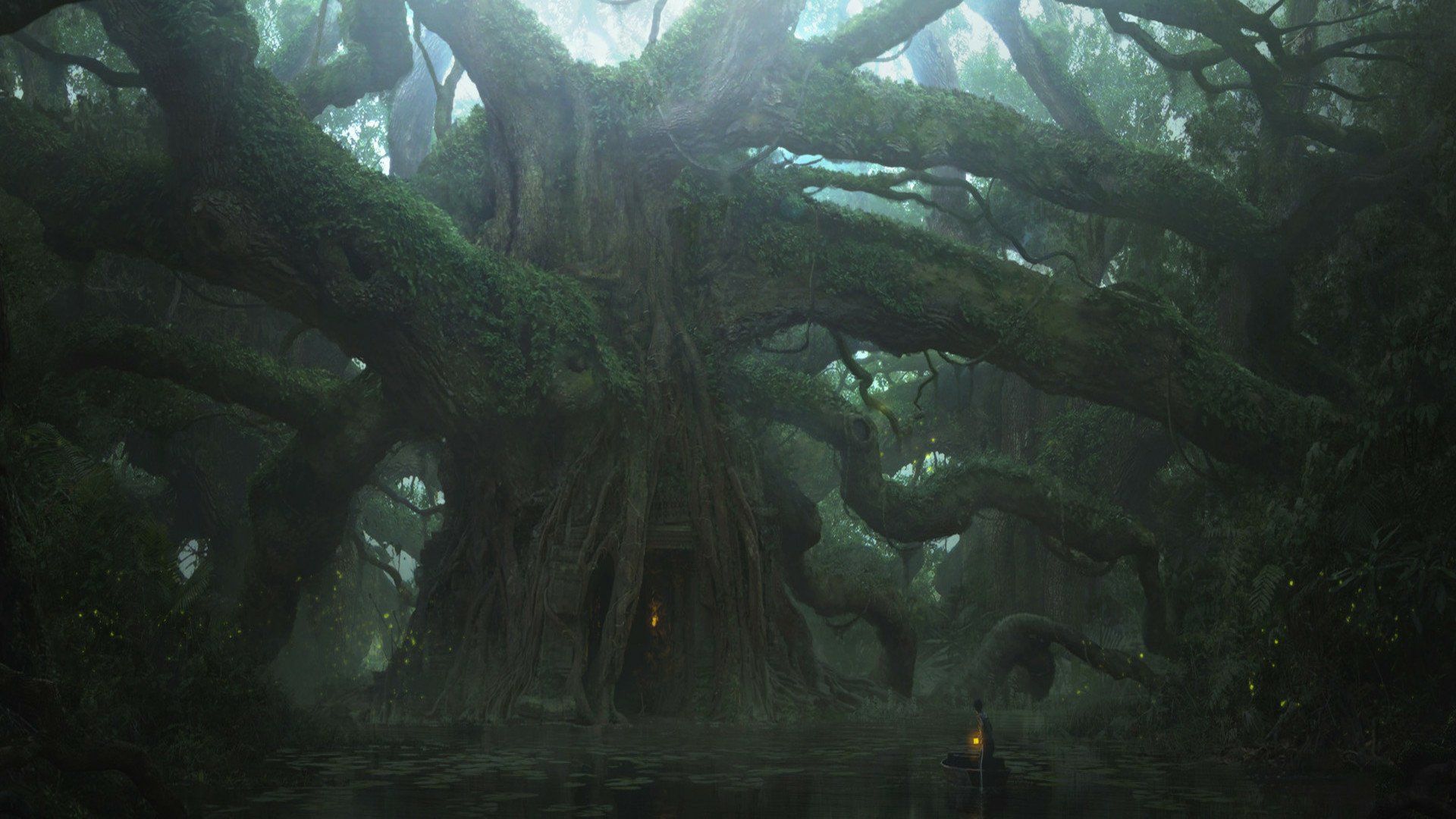1920x1080 Enchanted Forest Giant