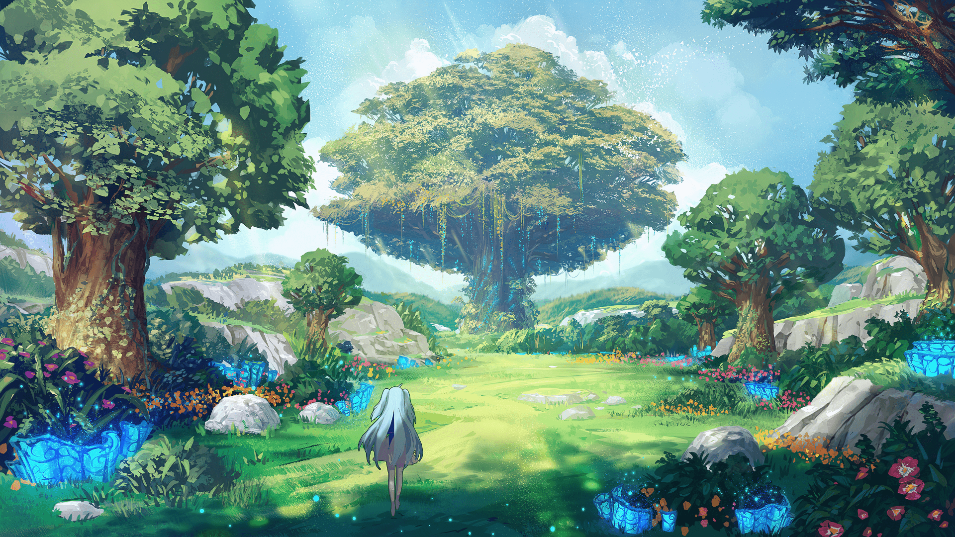 1920x1080 4K Ultra HD Wallpaper Giant Tree Landscapex2160
