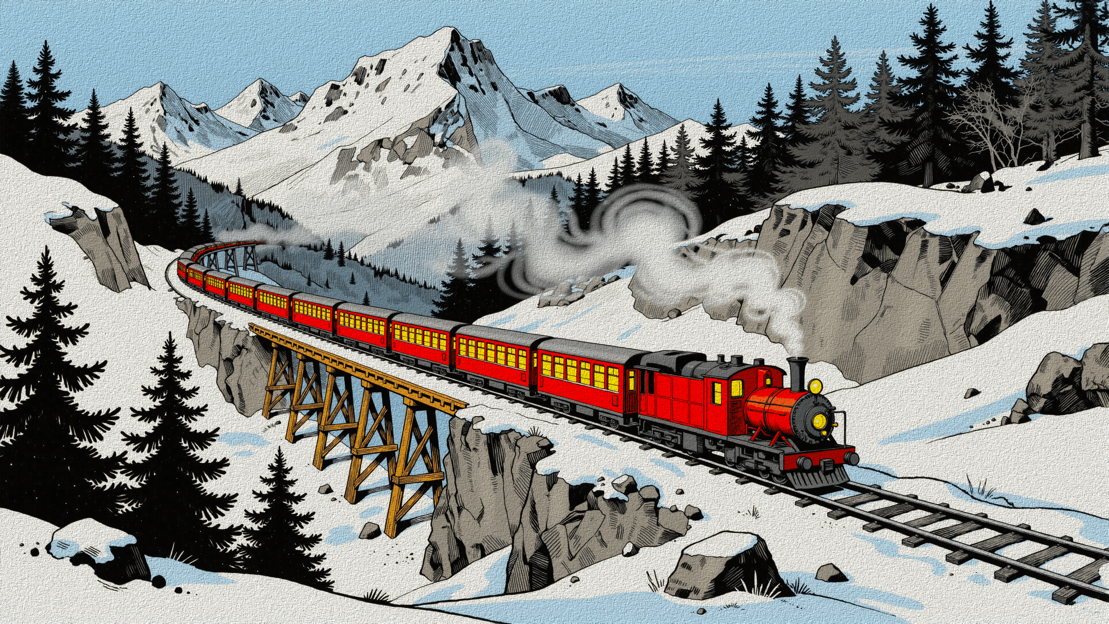 3840x2160 Winter Illustration Gallery [3840x2160]