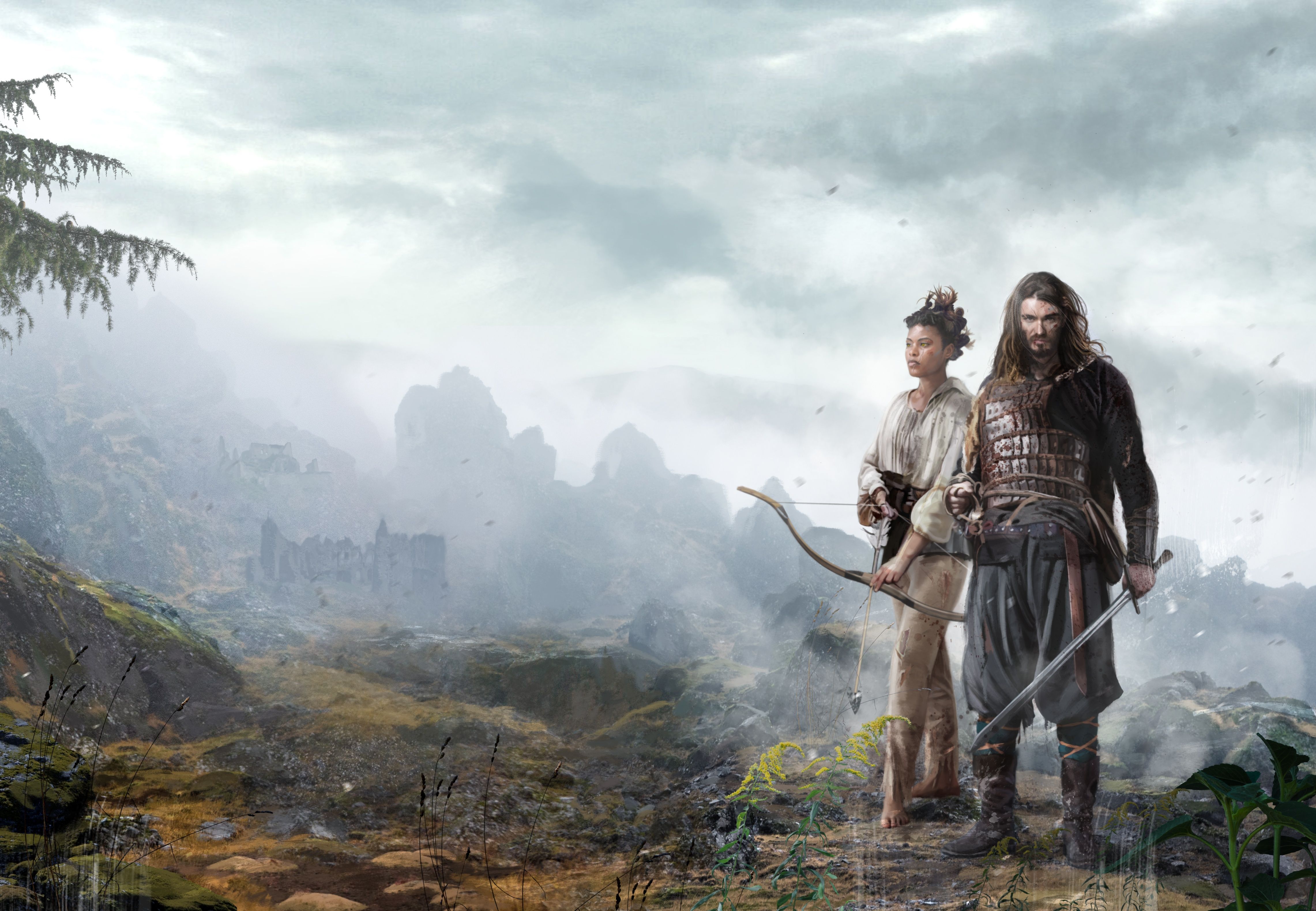 4564x3158 Wallpaper warrior, warrior, sword, Joe Abercrombie, The First Law, Before they are hanged, Joe Abercrombie, Nine Deaths for mobile and desktop, section разное, resolution 4564x3158