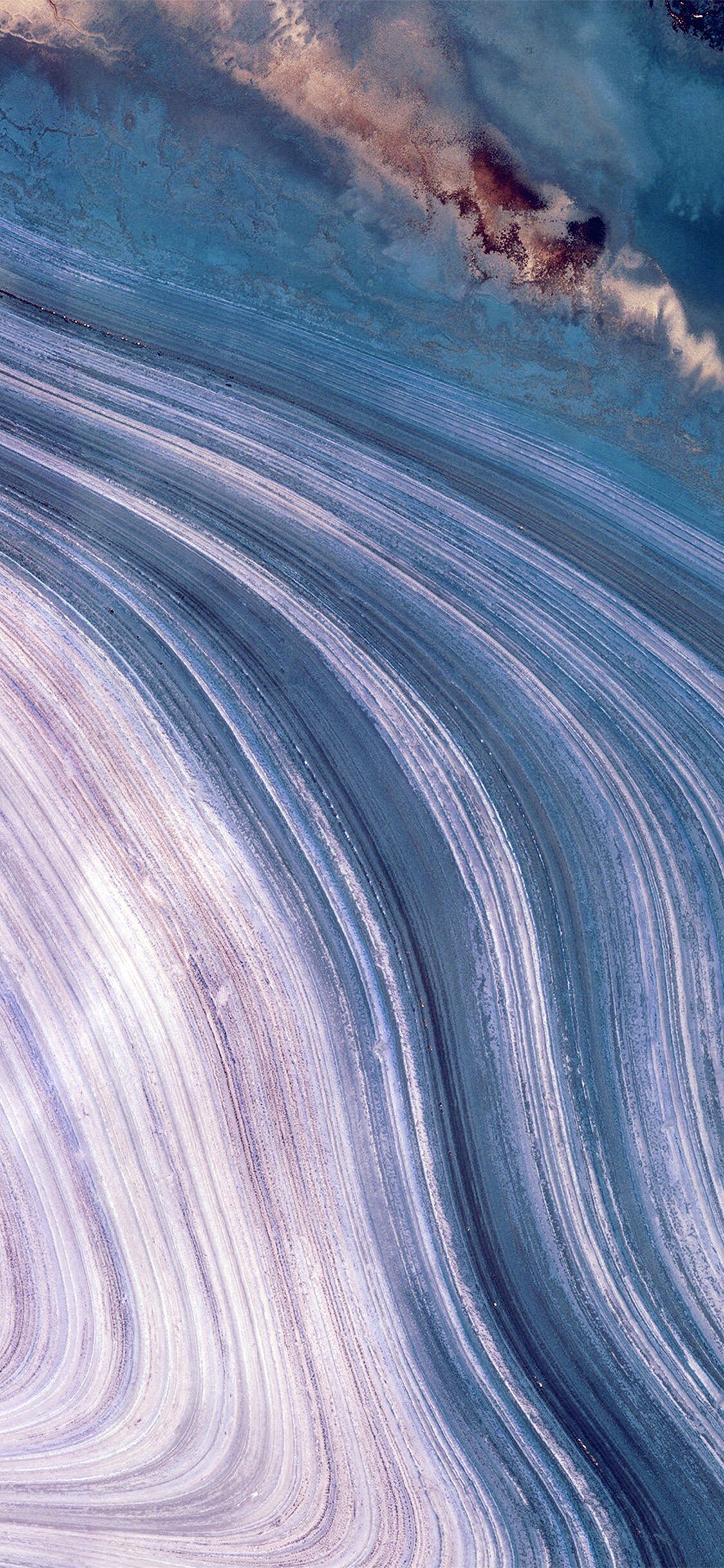 1125x2436 Earthview Land Blue Curve Nature iPhone Wallpaper