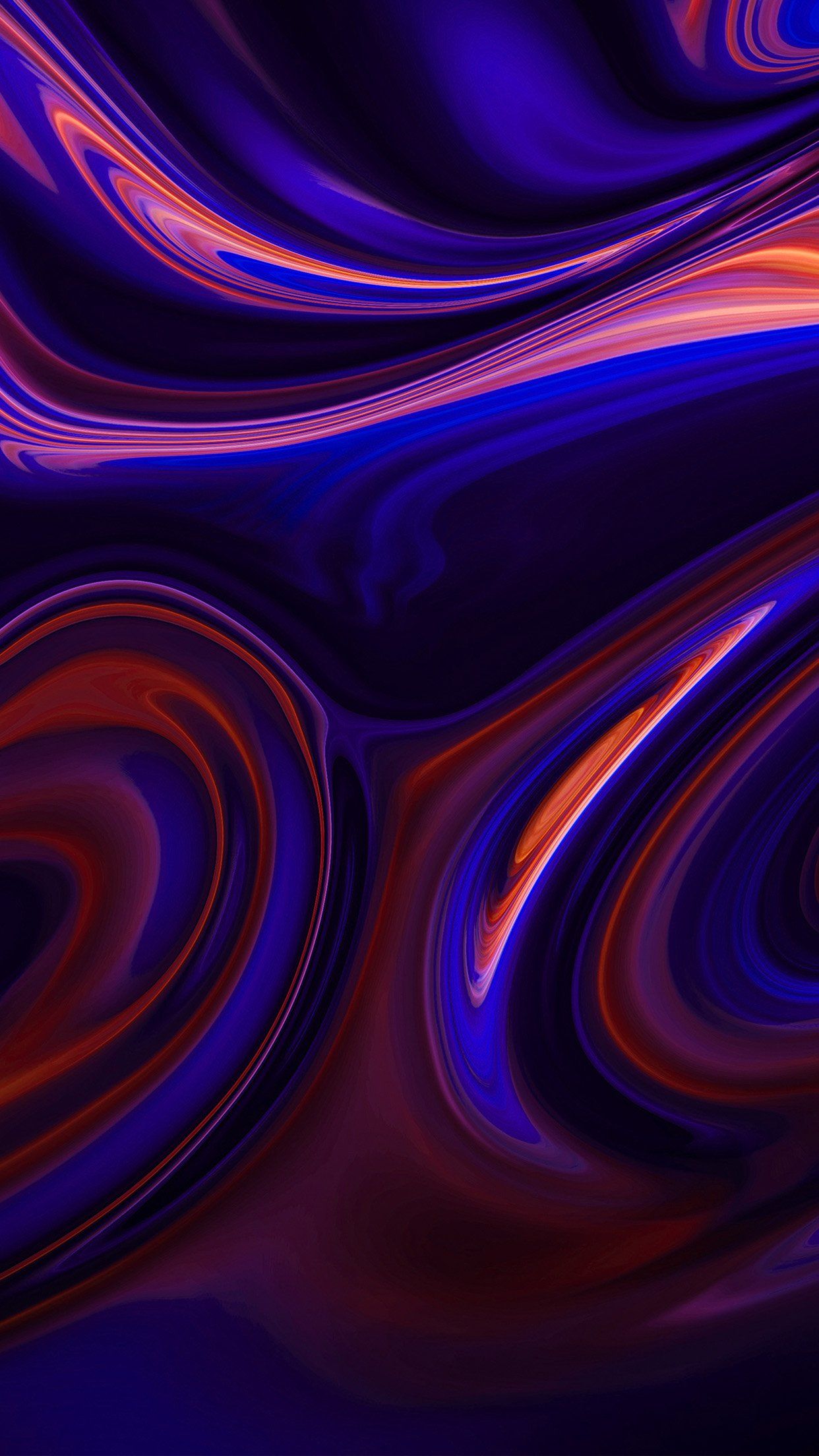 1242x2208 Pattern Background Curve Blue Curve iPhone 6 Wallpaper