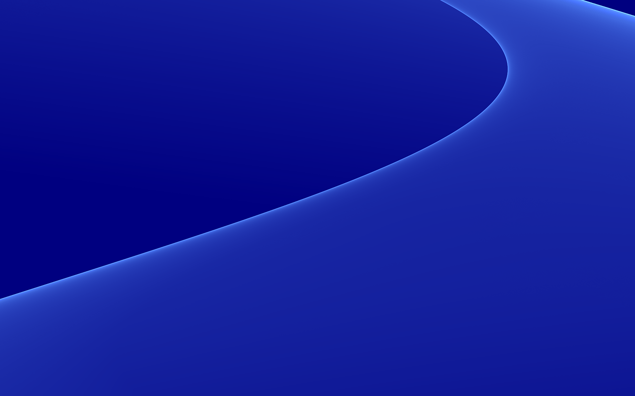 1280x800 Curve, design, blue, background, abstract