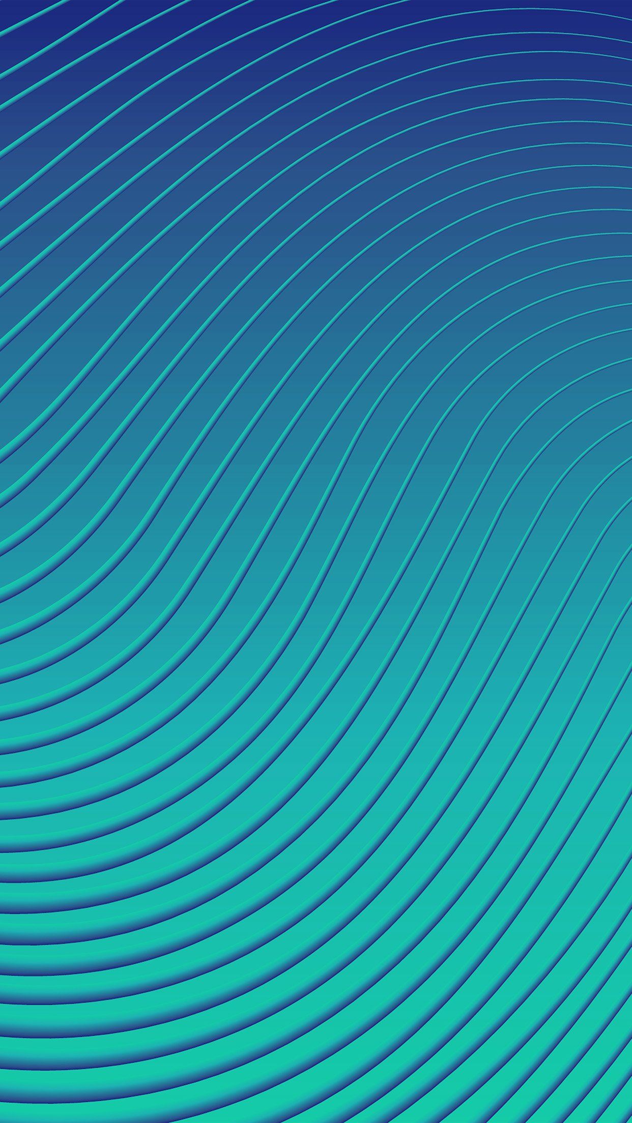 1242x2208 Curve Blue Green Pattern iPhone 6 Wallpaper