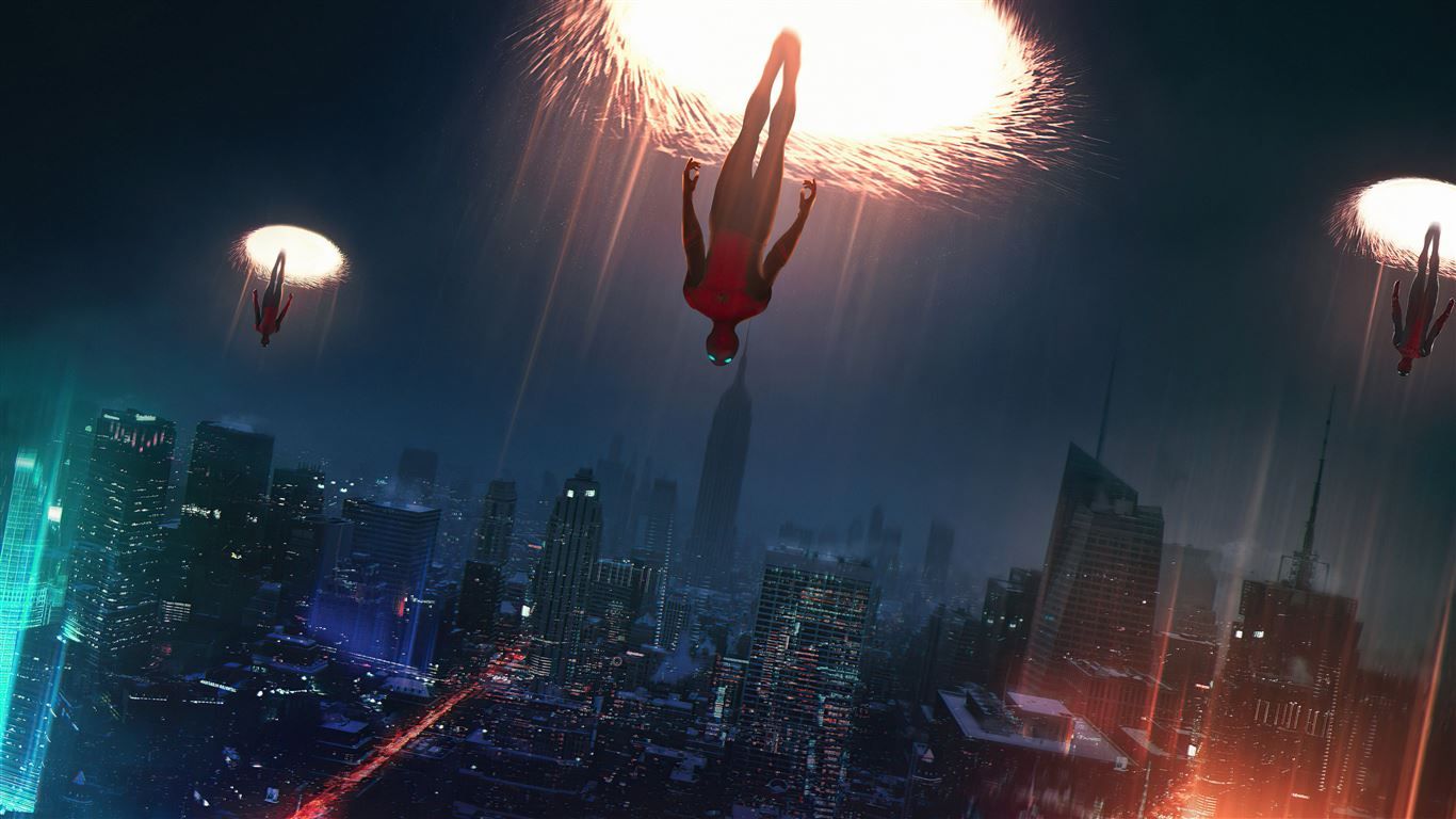 1366x768 spiderman no way home 5k MacBook Air Wallpaper Download