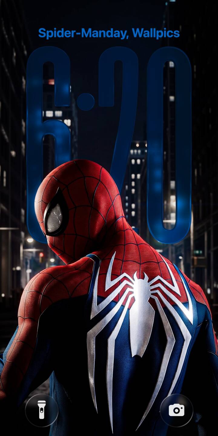 720x1440 Spider Man Night City Wallpaper