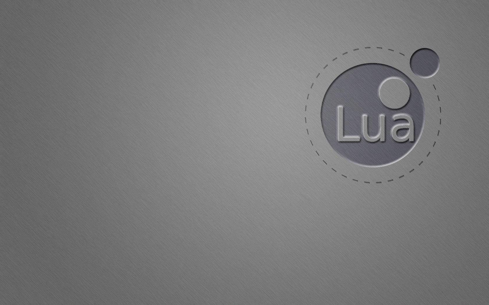 1680x1050 Download 4k Programming Lua Logo Wallpaper