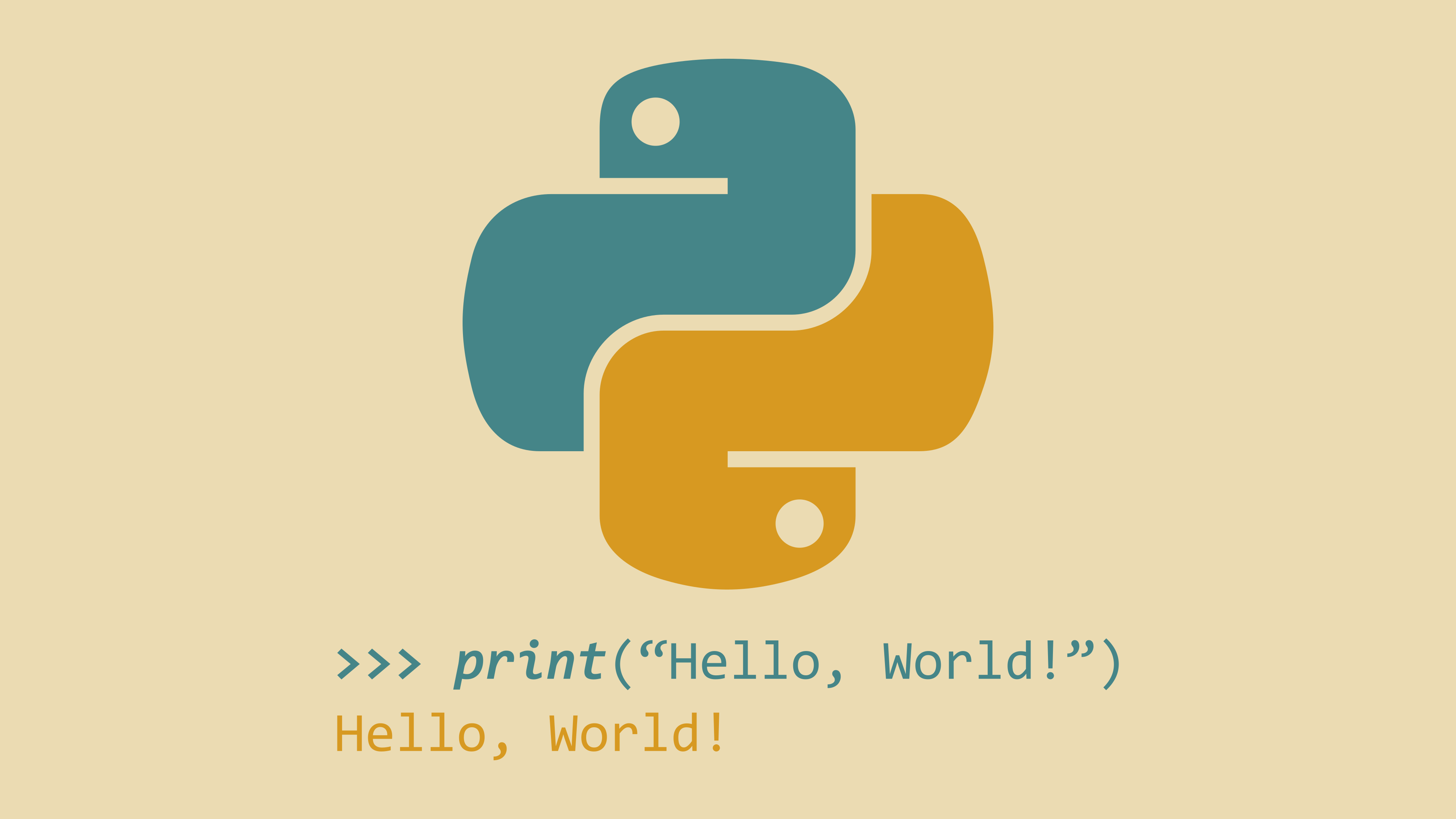 3840x2160 Wallpaper Logo Python, Python, Programming Language, Logo, Standing, Background Free Image