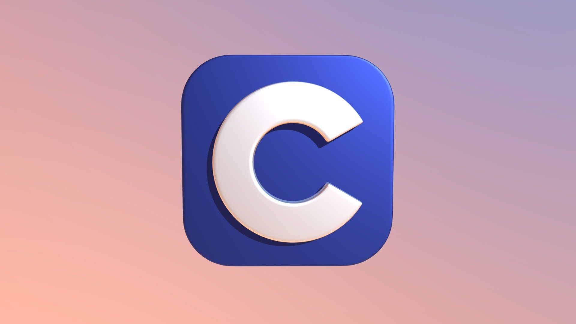 1920x1080 C Programming Language Logo