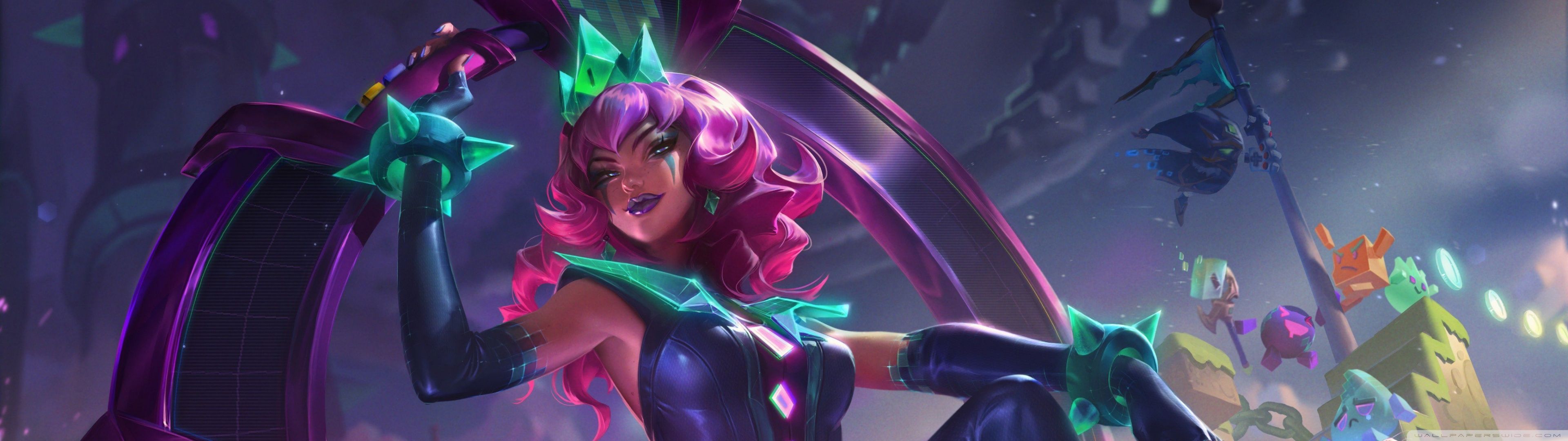 3840x1080 Video Game Women 3840x1080 Wallpaper