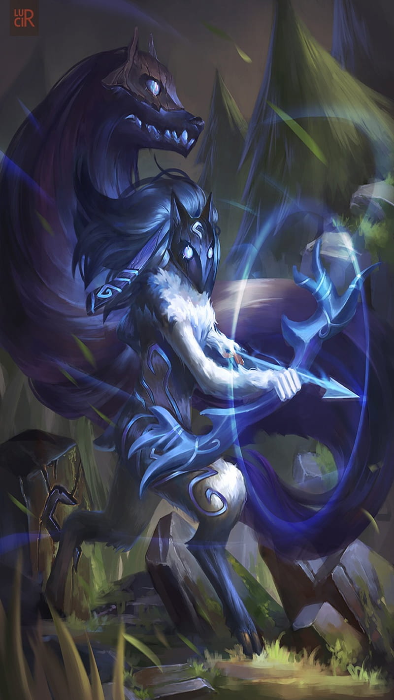 800x1422 Kindred, lol, league, riot, game, league of legends, HD phone wallpaper