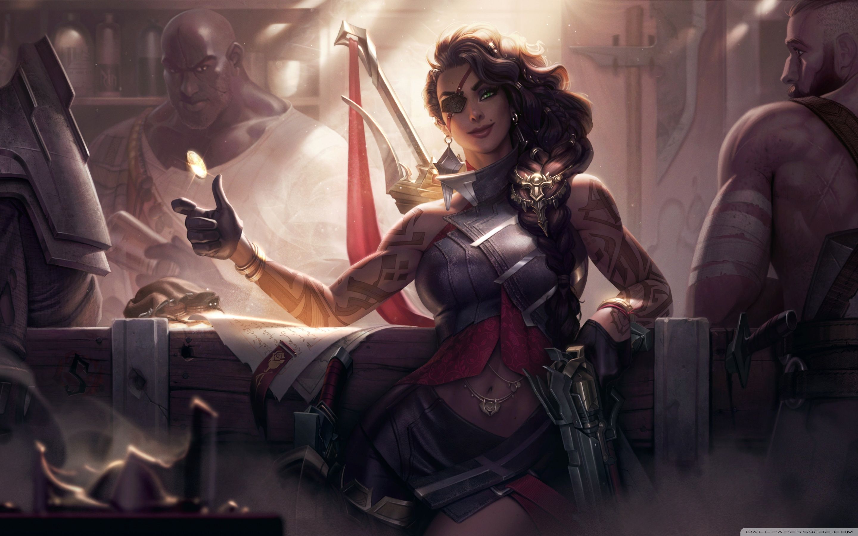 2880x1800 Samira League of Legends LOL Video Game 4K UHD Wallpaper for UltraHD Desktop and TV : Widescreen and UltraWide Display : Dual Monitor : Smartphone and Tablet Devices