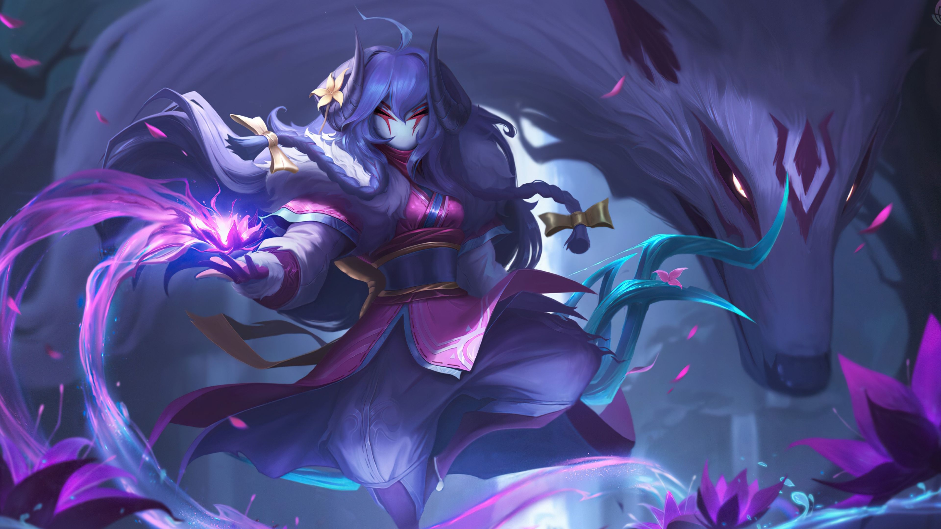 3840x2160 Kindred (LoL) Wallpaper