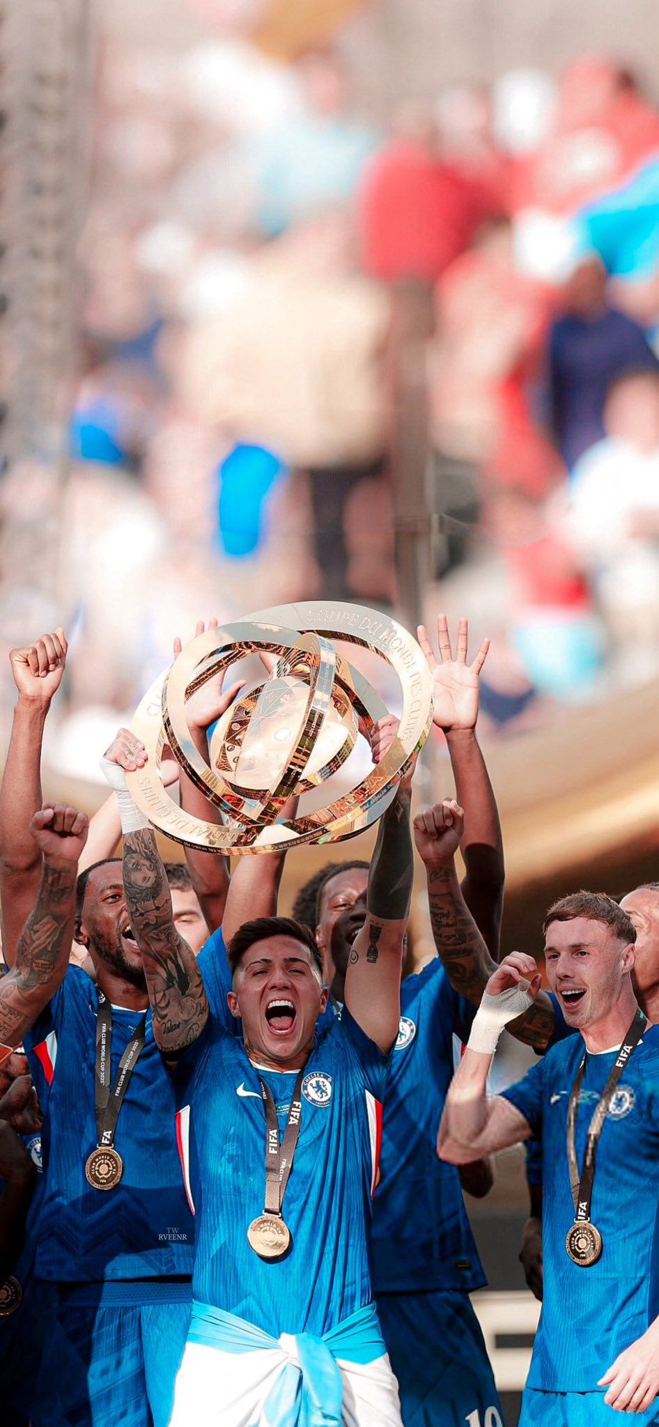 946x2048 Chelsea FIFA Club World Cup 2025 Champions Wallpaper