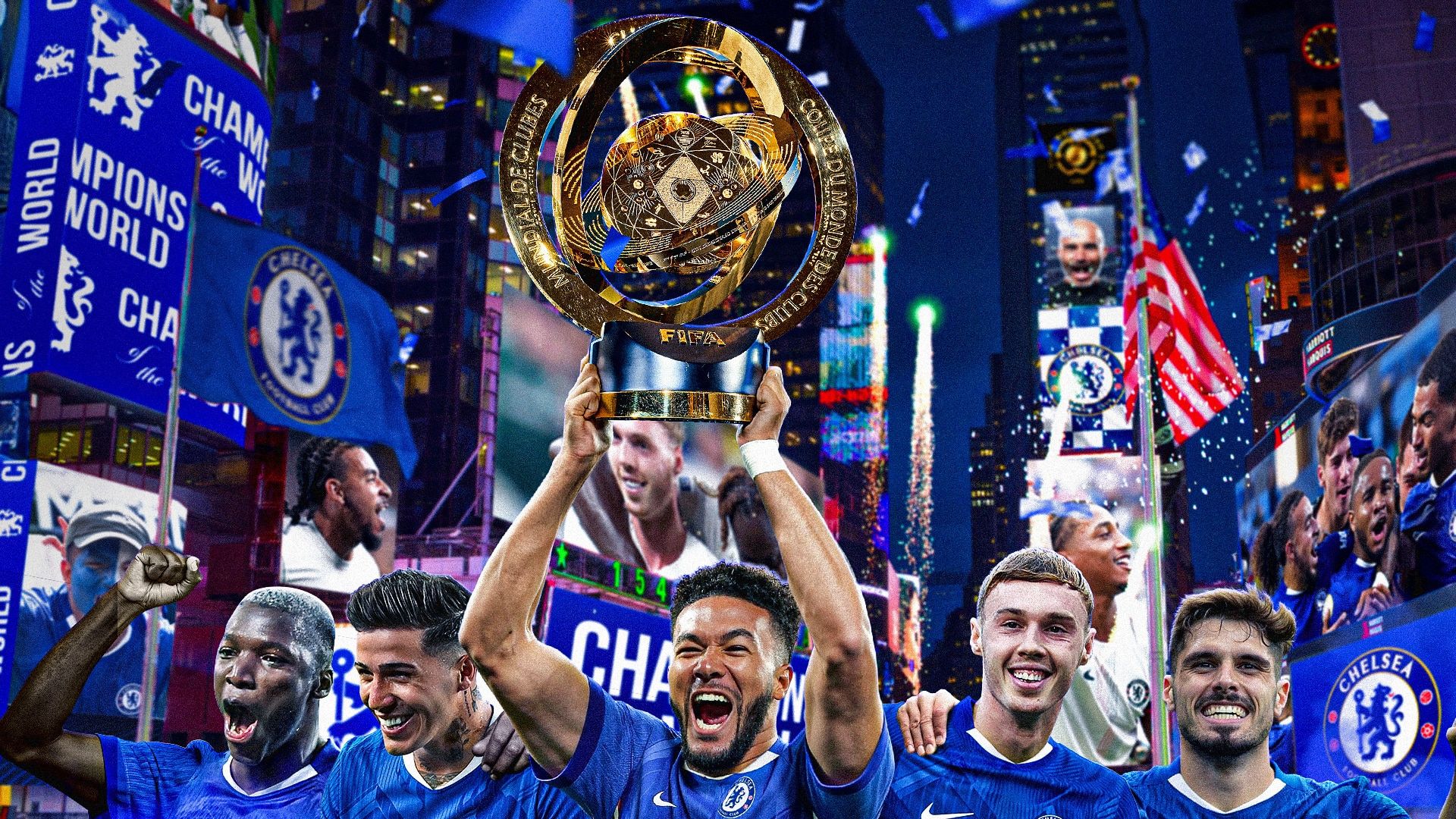 1920x1080 Cole Palmer, Chelsea Rout PSG, Stun Fans in FIFA Club World Cup Bracket 2025 Final Win