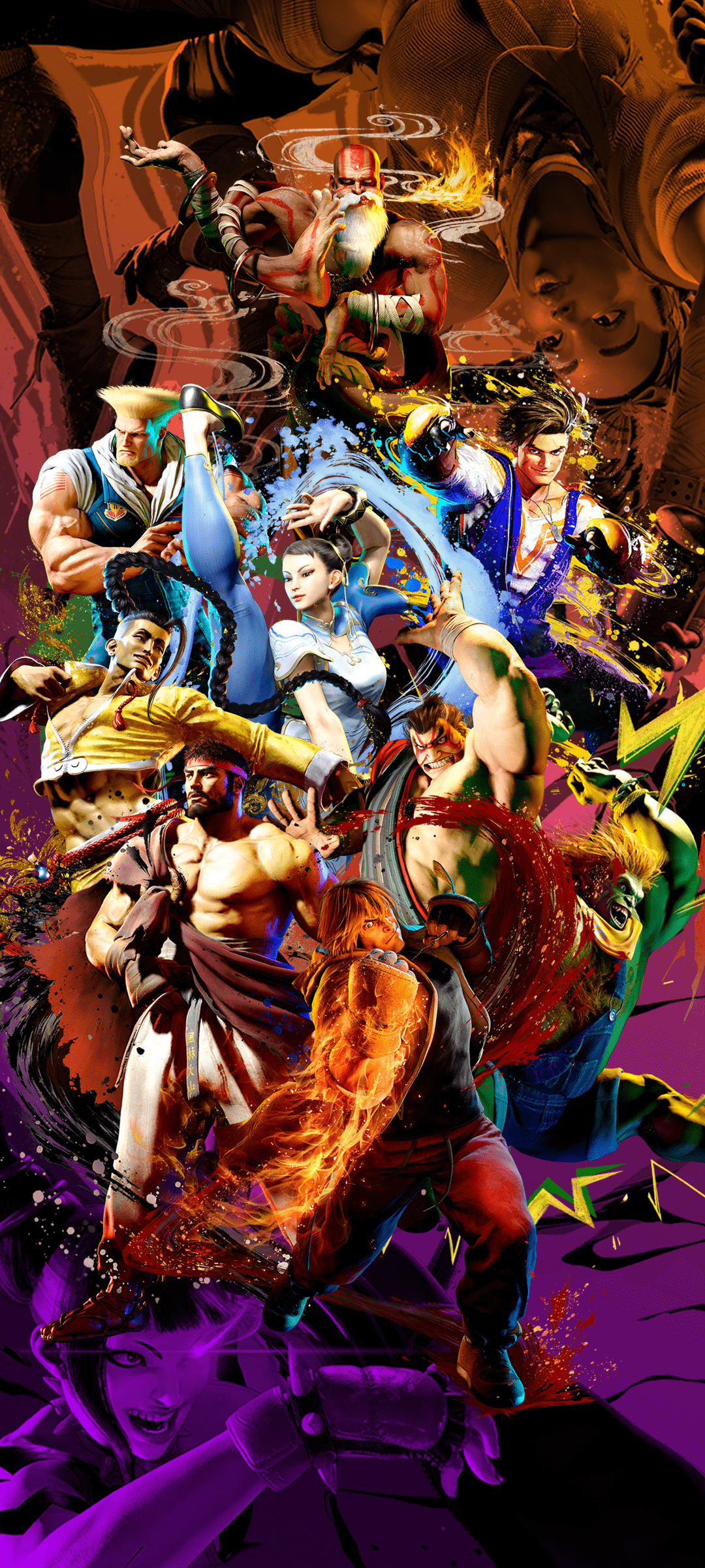 1080x2400 I made this wallpaper with the official art of Capcom for me phone and I decided to share here. Hope enjoy. Let's go, Ken!!!