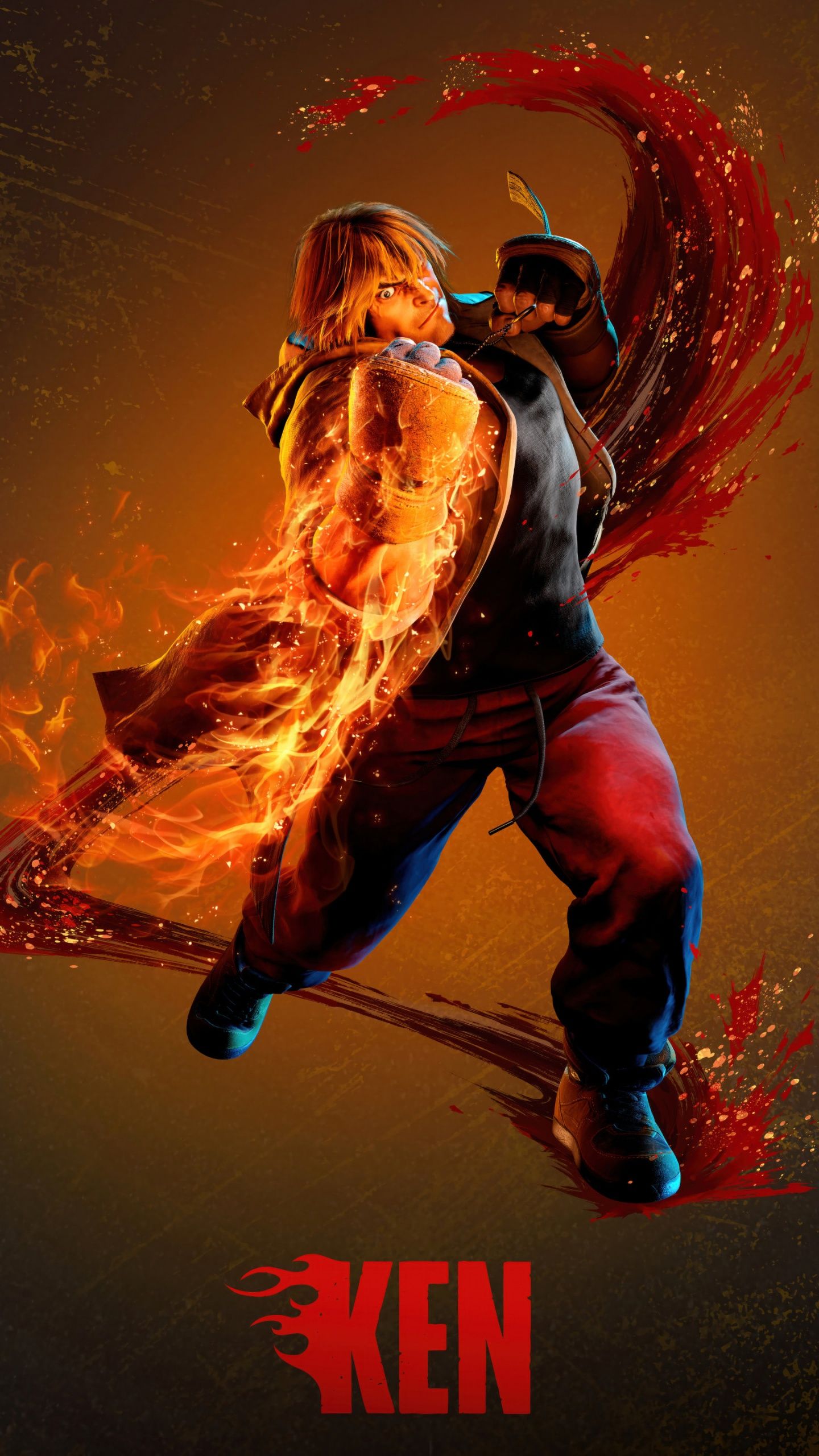1440x2560 Ken (Street Fighter 6) 5K Wallpaper