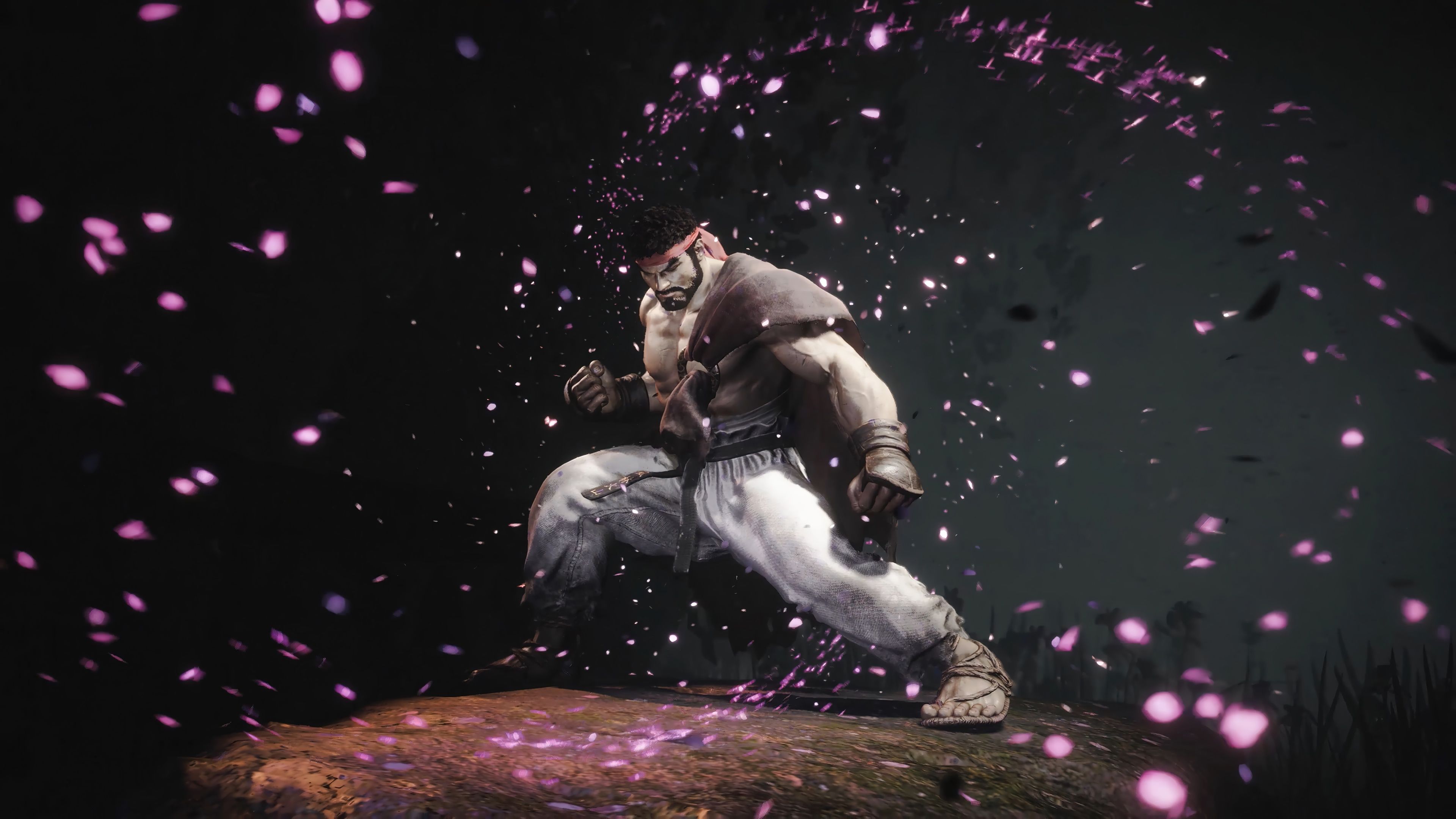 3840x2160 Wallpaper ryu, characters, headband, fighter, Capcom, Video Game, Street Fighter for mobile and desktop, section игры, resolution 3840x2160