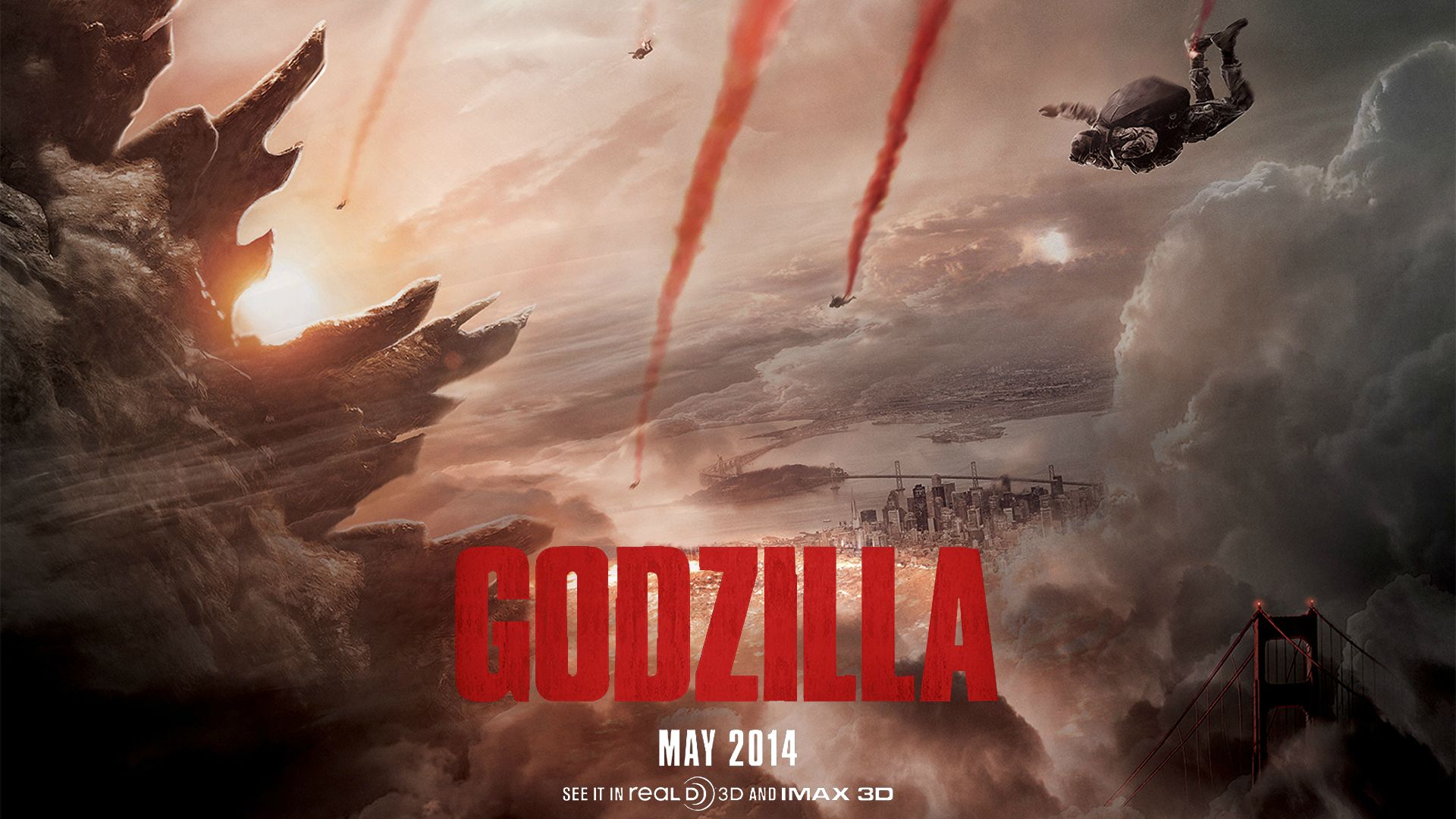 1920x1080 Godzilla 2014 Poster Wallpaper And Pop Culture
