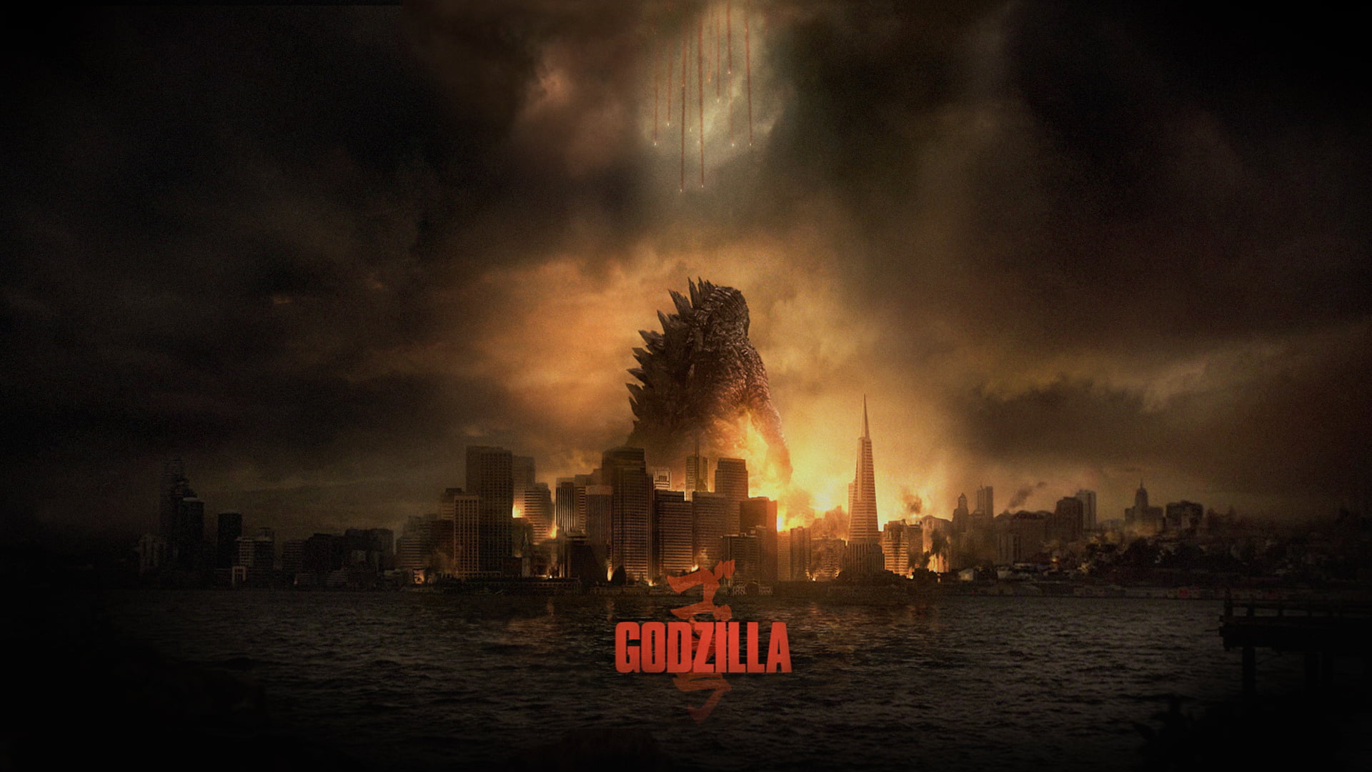 1920x1080 Godzilla digital wallpaper, Godzilla, movies, digital art, movie poster HD wallpaper