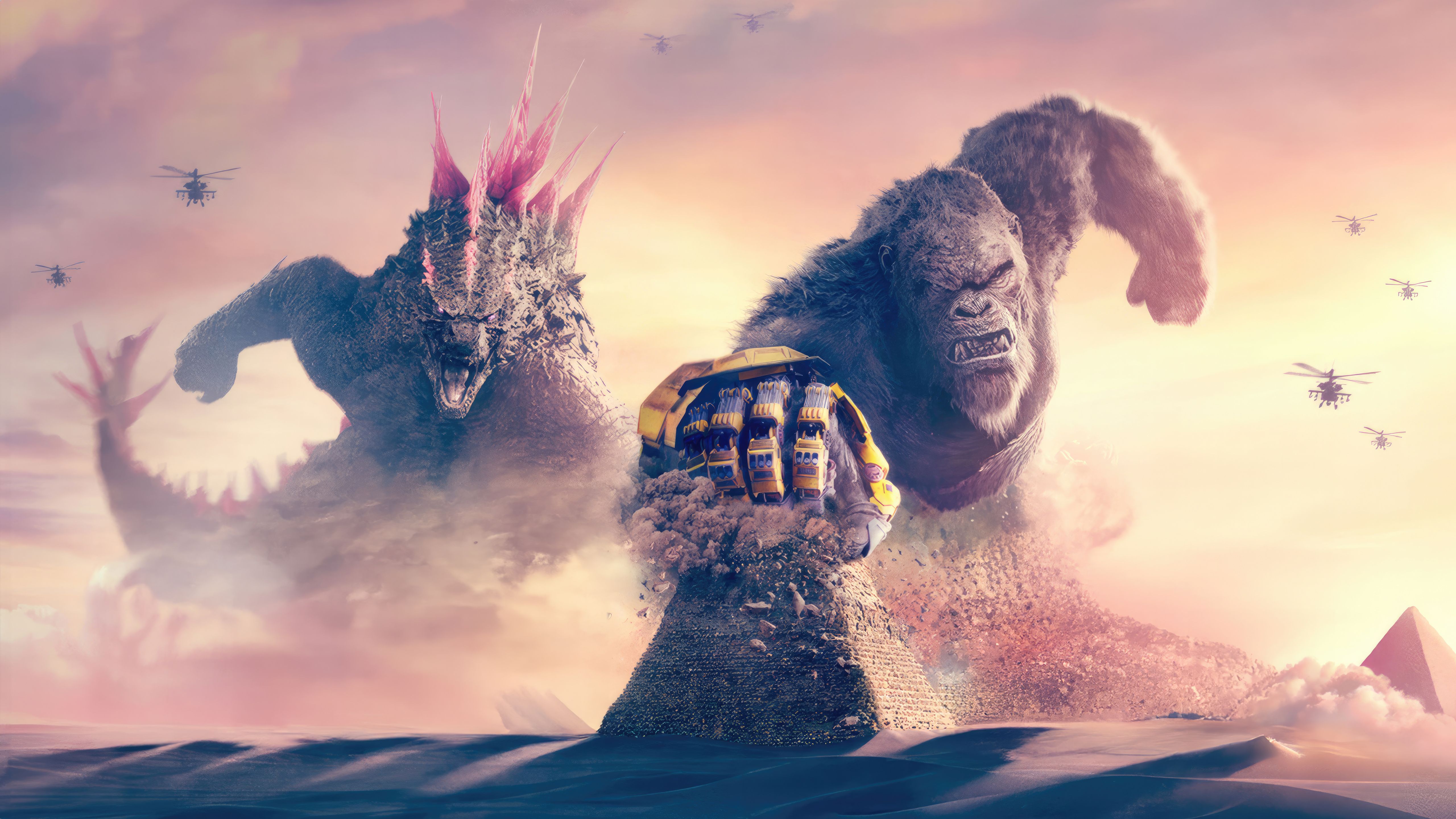 5120x2880 Godzilla X Kong The New Empire Imax Poster Wallpaper, HD Movies Wallpaper, 4k Wallpaper, Image, Background, Photos and Picture