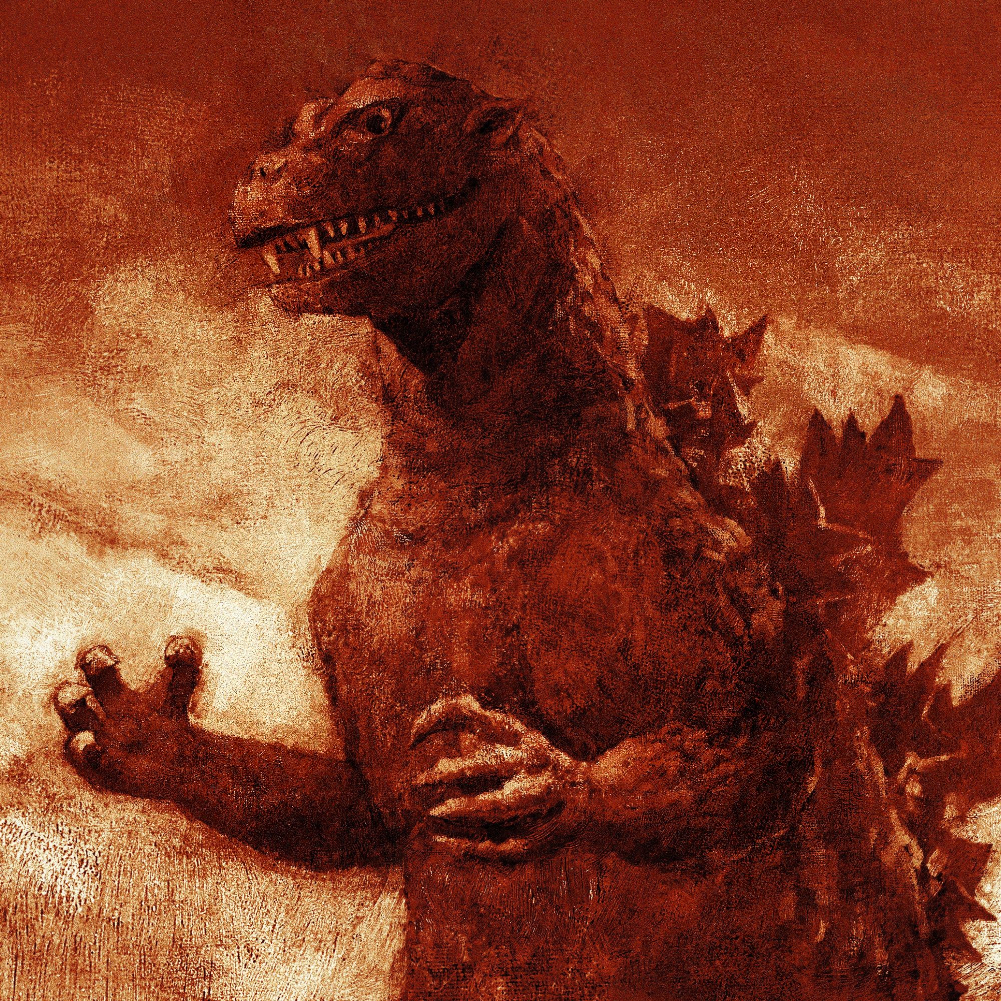 2000x2000 Wallpaper Godzilla Godzilla Variant Poster