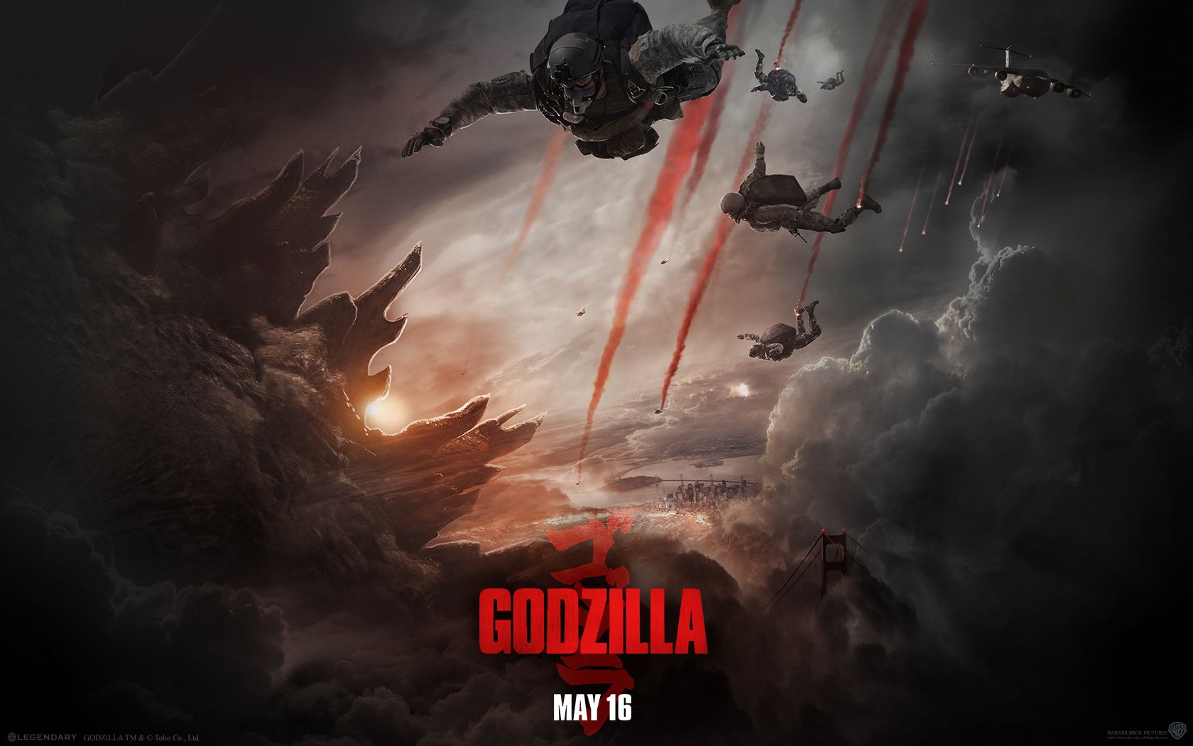 1680x1050 Godzilla Poster D. Wikizilla, the kaiju encyclopedia