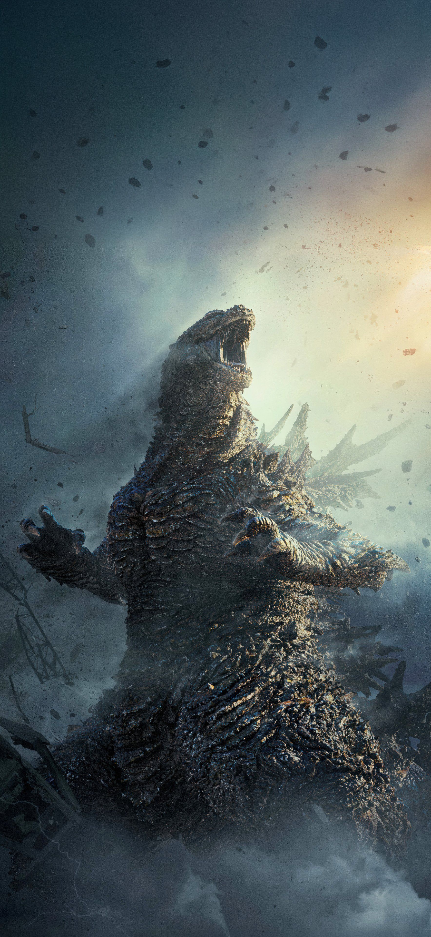 1768x3840 Godzilla Minus Zero Phone & DeskK Wallpaper. Godzilla Minus Zero Topic