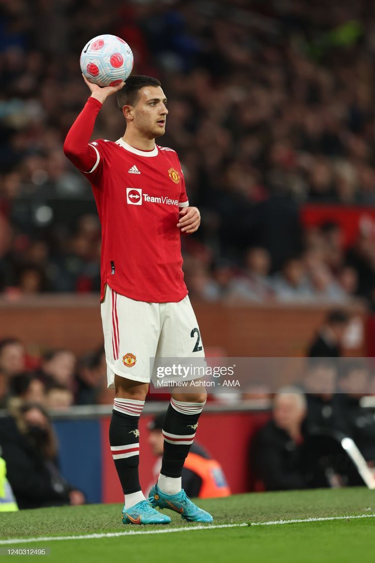 736x1104 Diogo Dalot of Manchester United during the Premier League match. News Photo