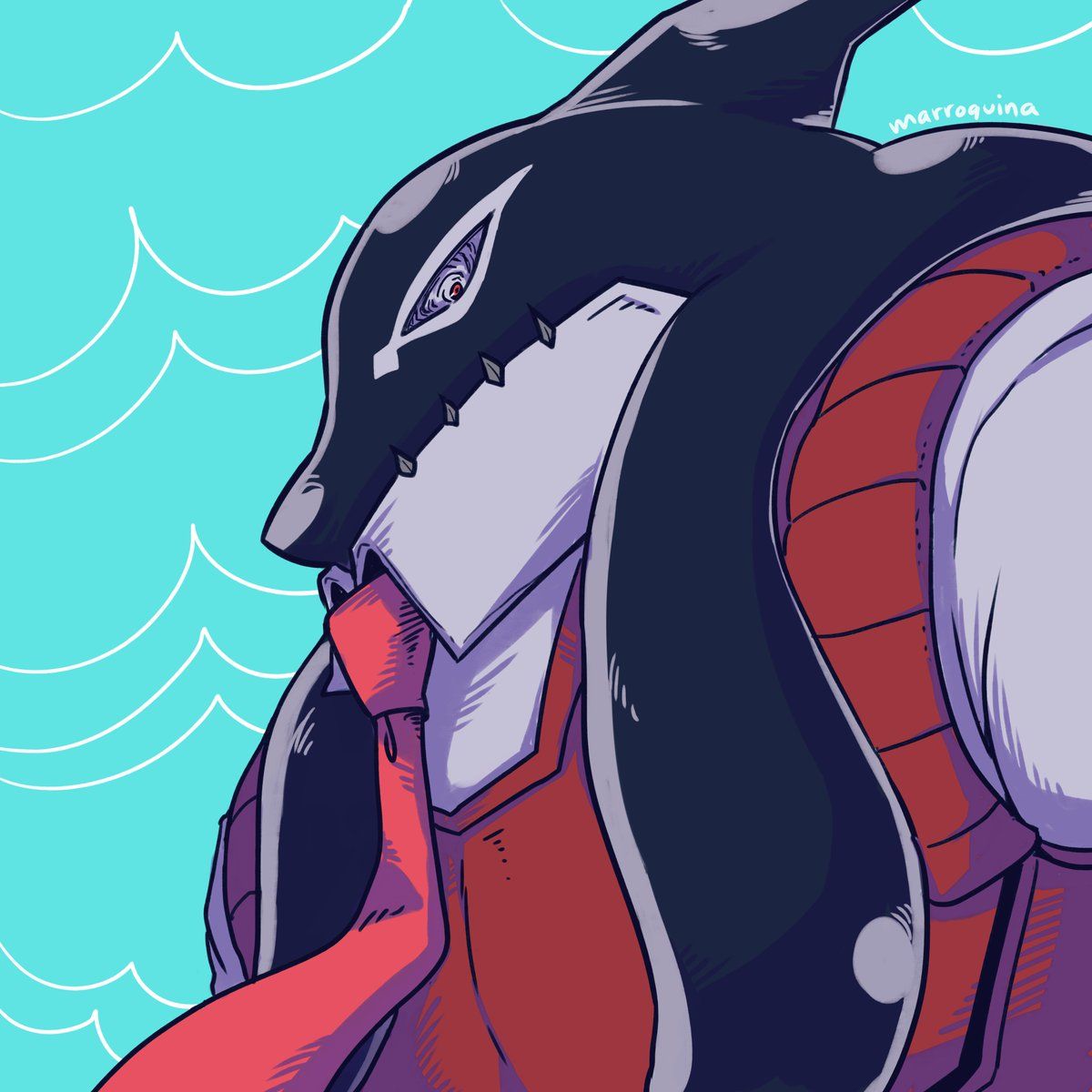 1200x1200 I'm getting back to the BNHA portraits!✨ This time Pro Heroes, starting with amazing design Gang Orca