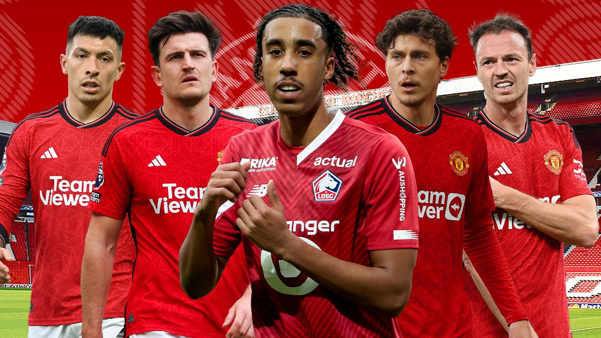 1920x1080 How Leny Yoro Compares To Man Utd's Other Centre Backs As Ten Hag Looks To Build New Defence With £52m Transfer