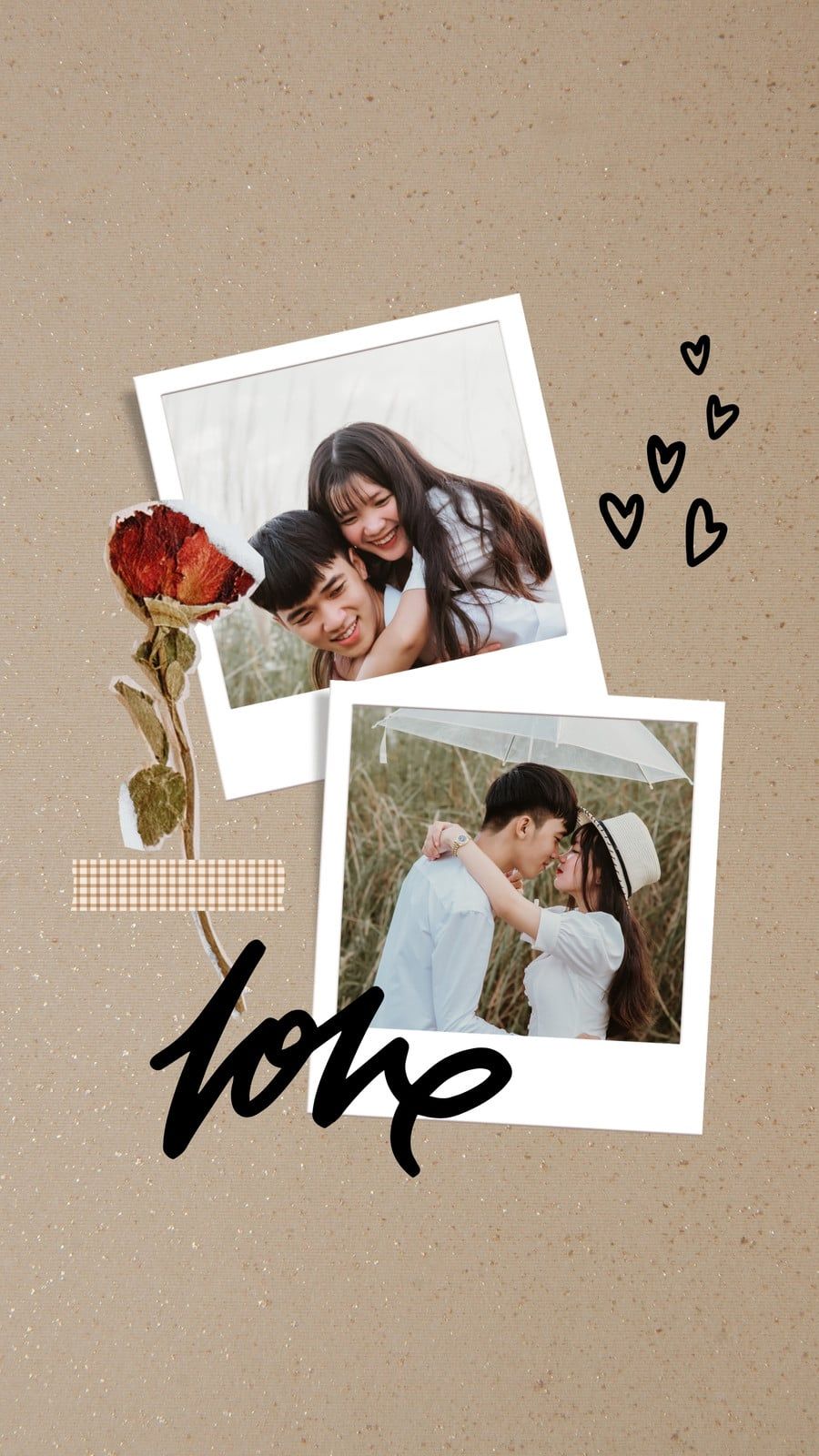 900x1600 Free and customizable wallpaper couple templates