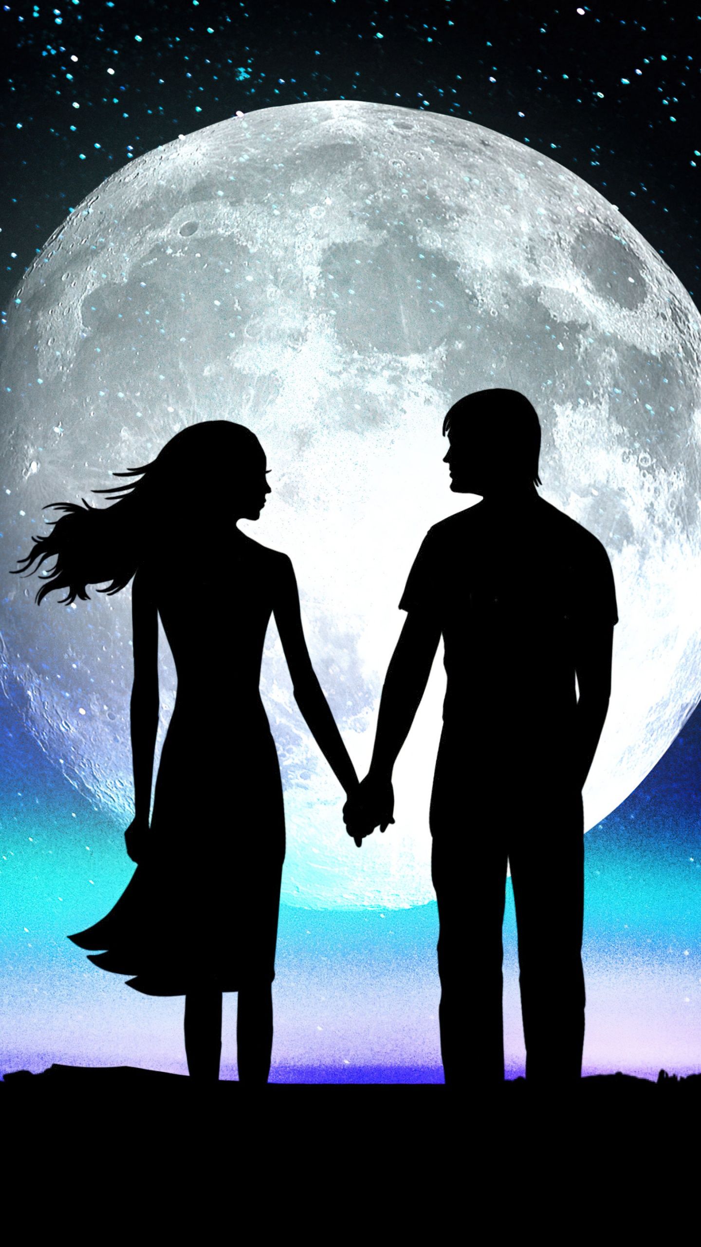 1440x2560 Love couple Wallpaper 4K, Hands together, Dreamlike