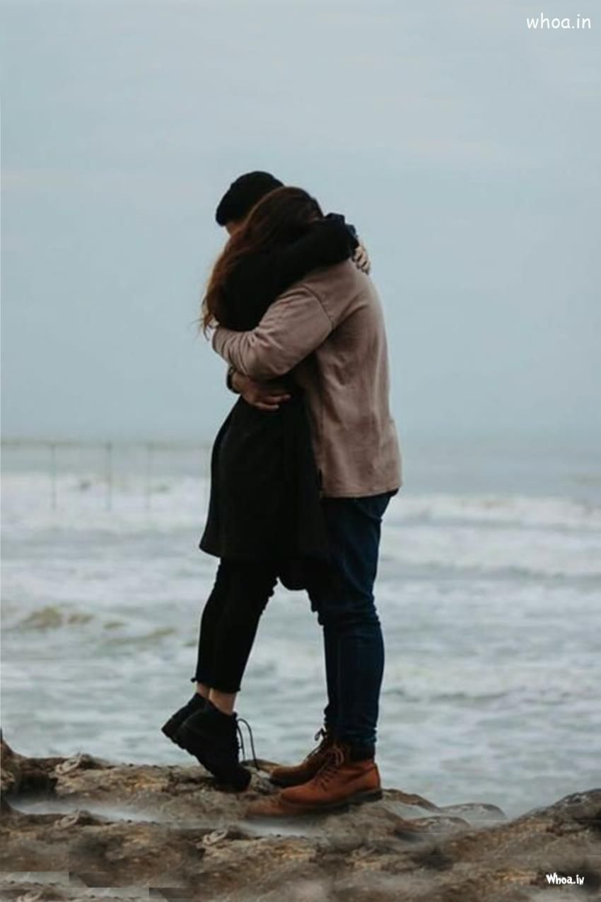 850x1275 Cute Couple Hug For Mobile Wallpaper For iPhone Image, Pic