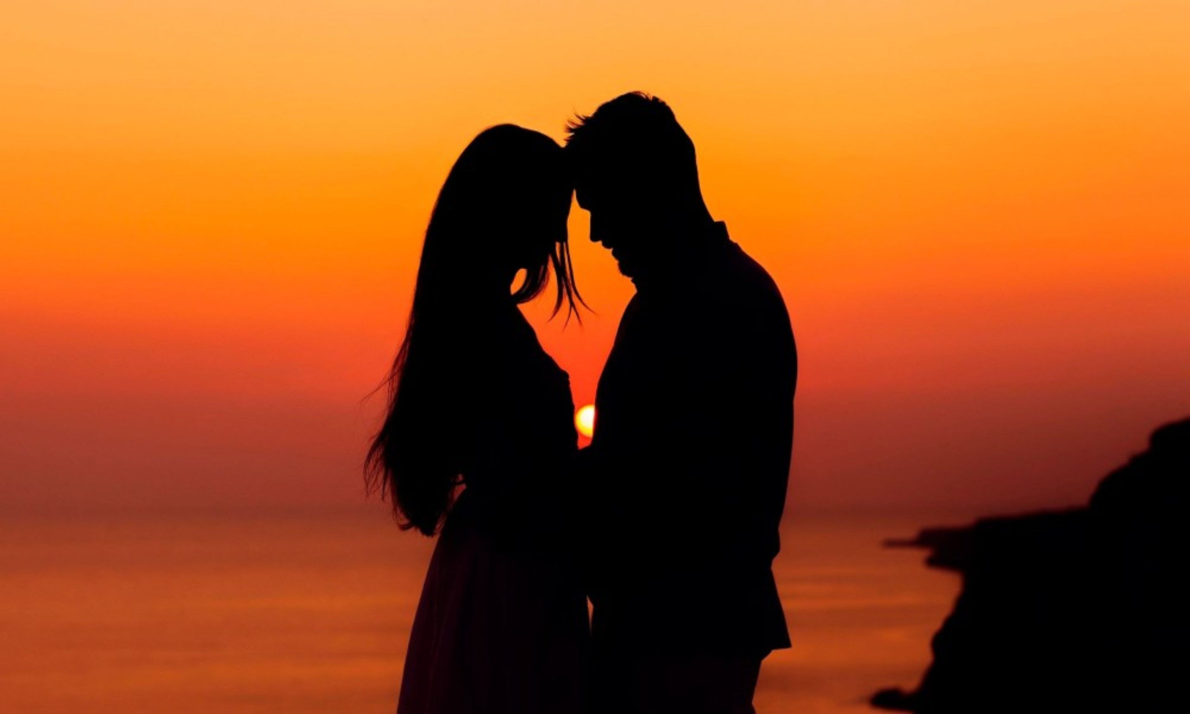 3800x2280 Wallpaper Couple, Romance, People in Nature, Love, Silhouette, Background Free Image