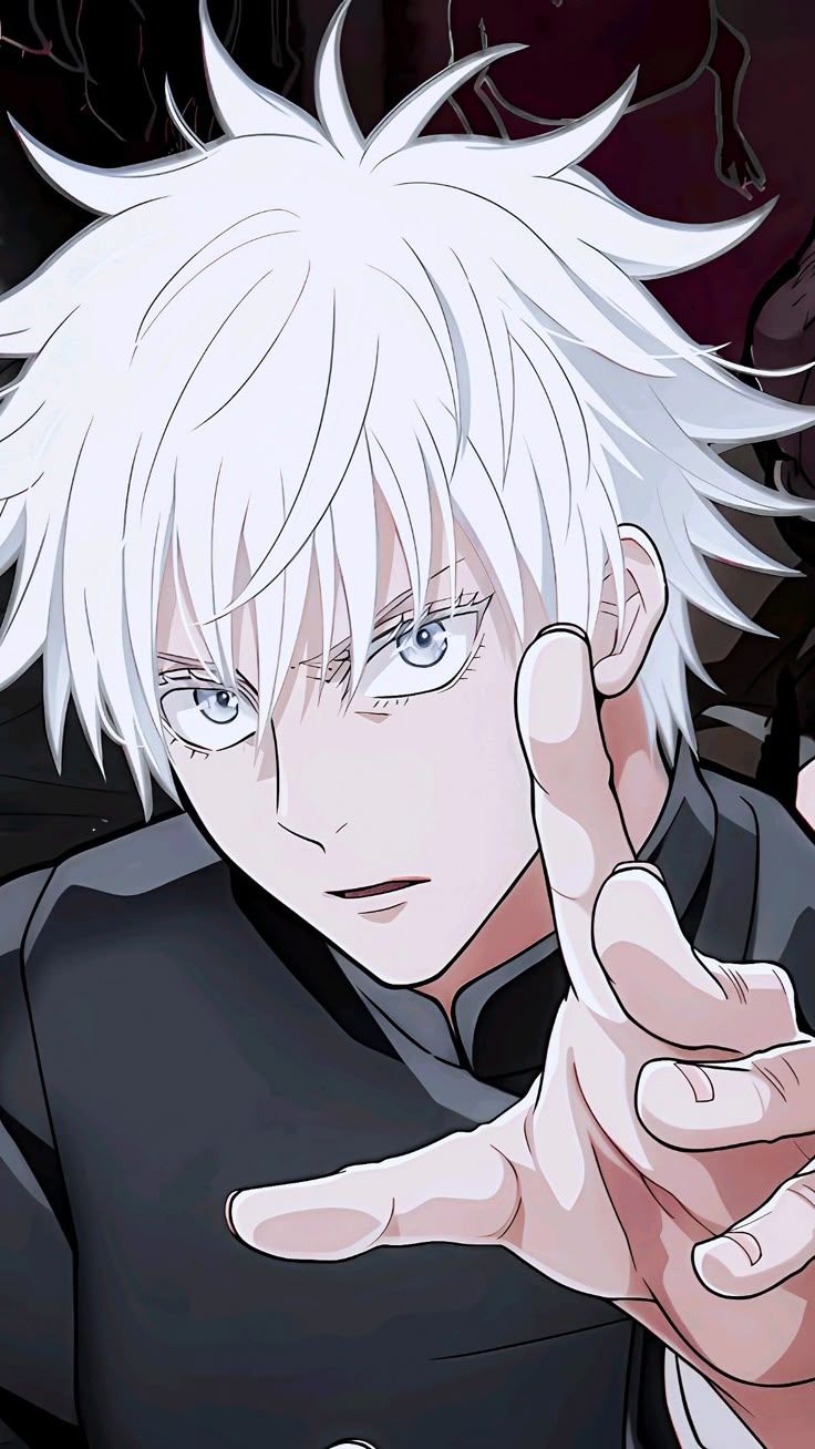 736x1308 Gojo Satoru Official Art Wallpaper
