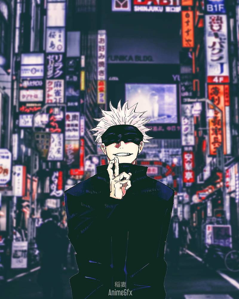 800x1000 Satoru Gojo Wallpaper 4K