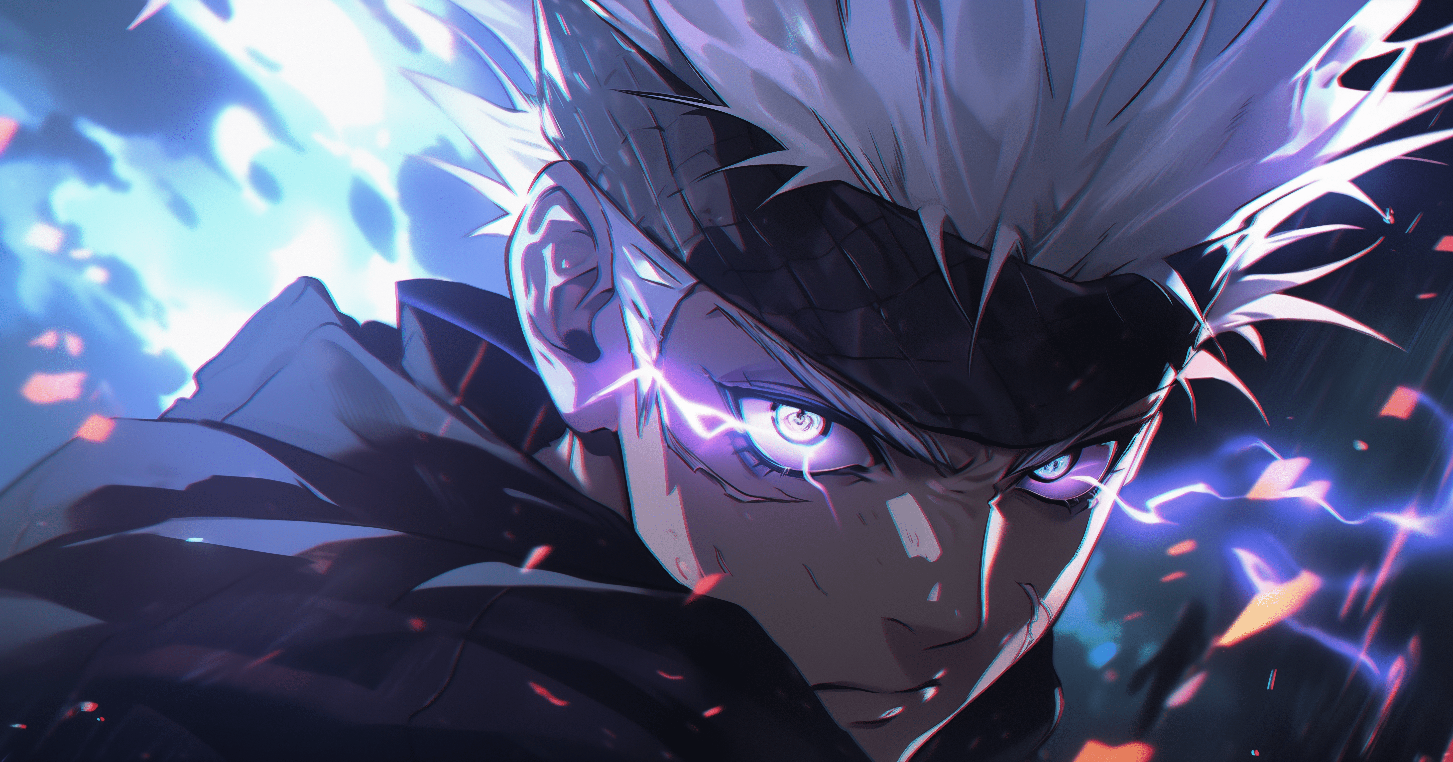 5824x3056 Satoru Gojo 4k PC Wallpaper