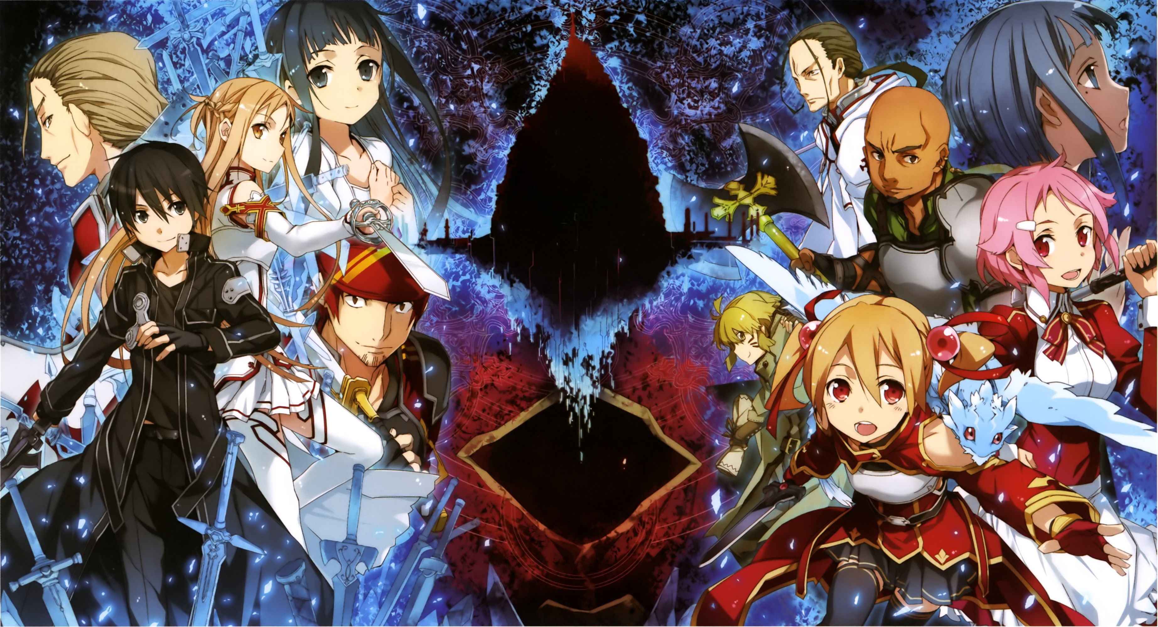 3689x1997 Gogoanime Sword Art Online 2 Art Online 2 Wallpaper Sword Art Online Ii HD Wallpaper