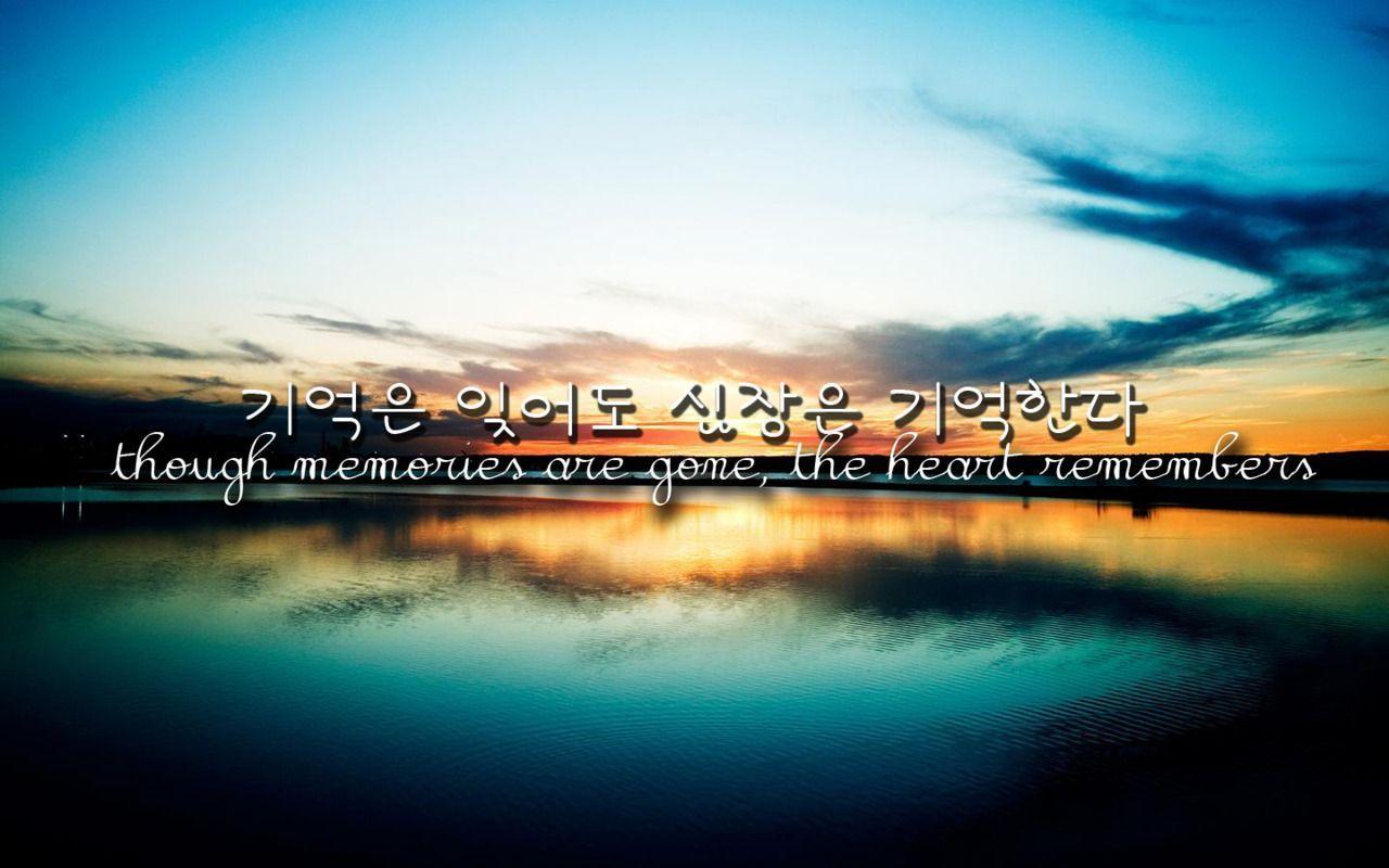 1280x800 Korean Quotes Wallpaper