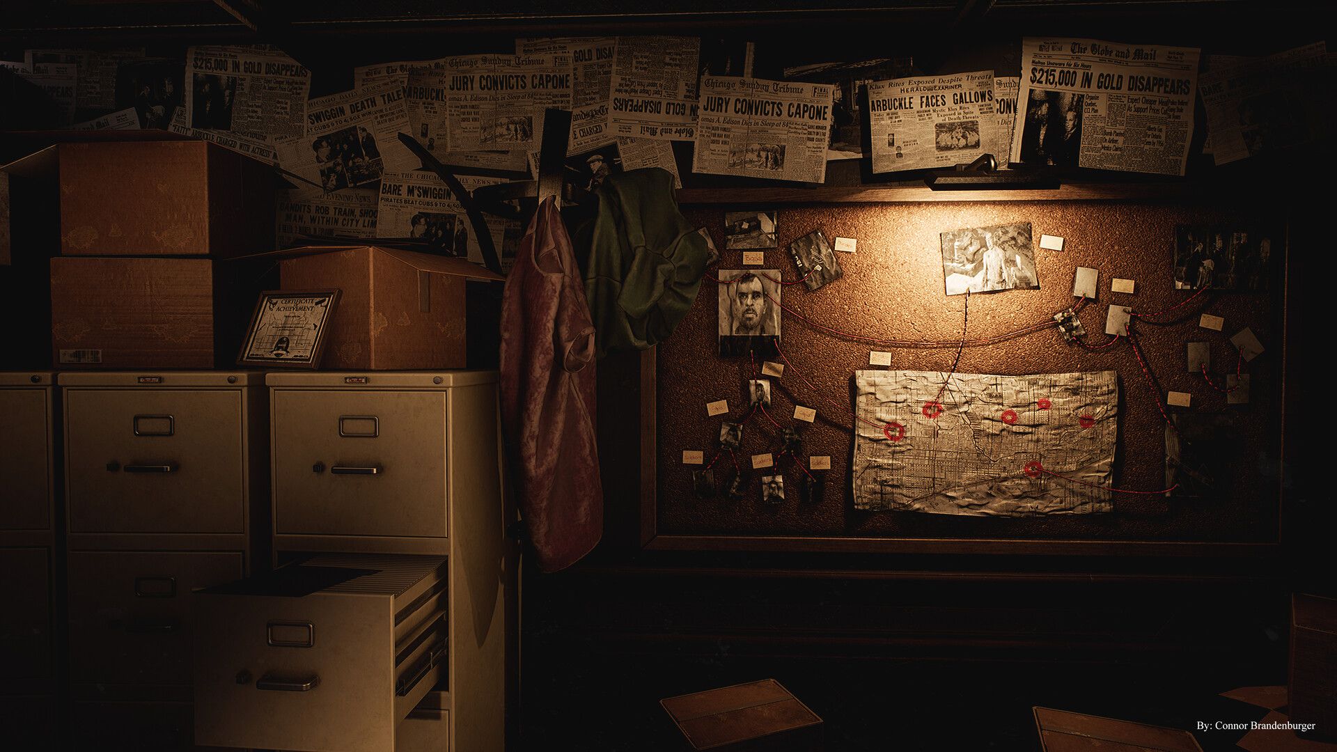 1920x1080 The Troubled Detectives Basement